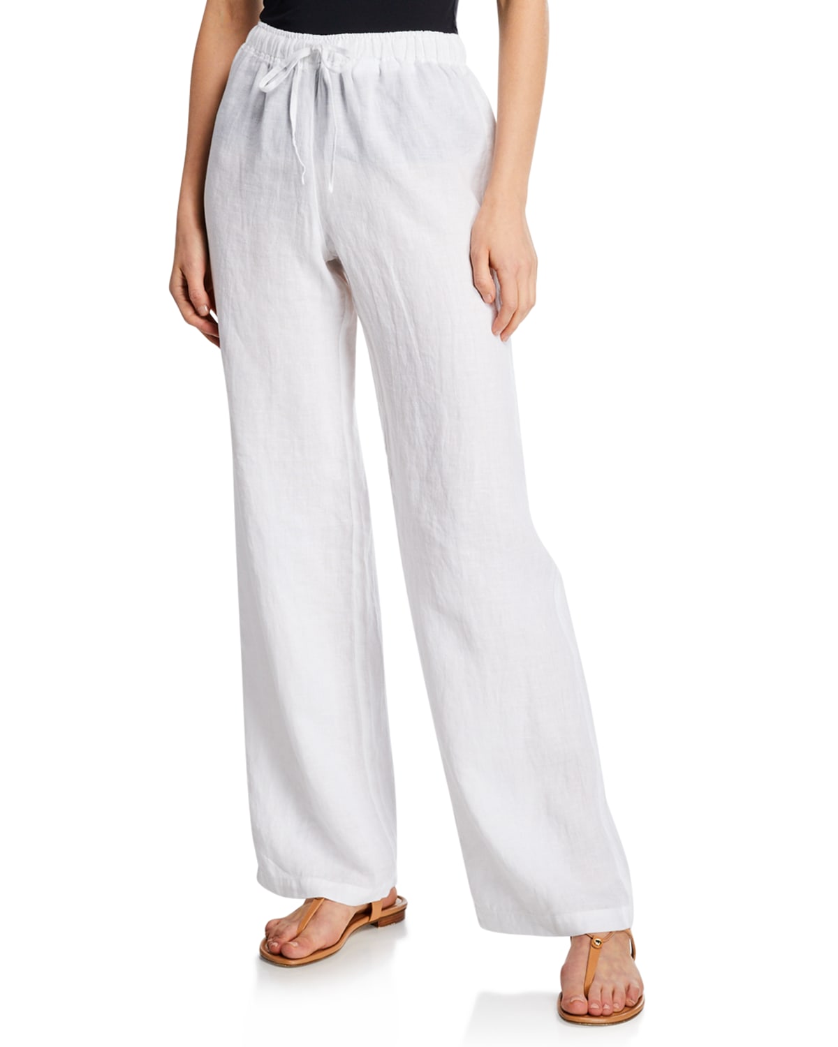 White Linen Pants | Neiman Marcus