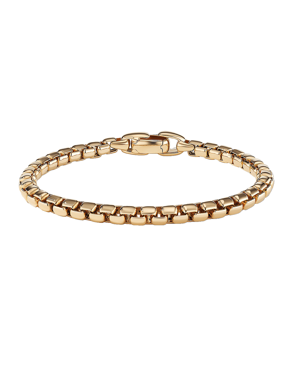 Konstantino Men's 18k Gold Black Diamond Filigree Chain Bracelet