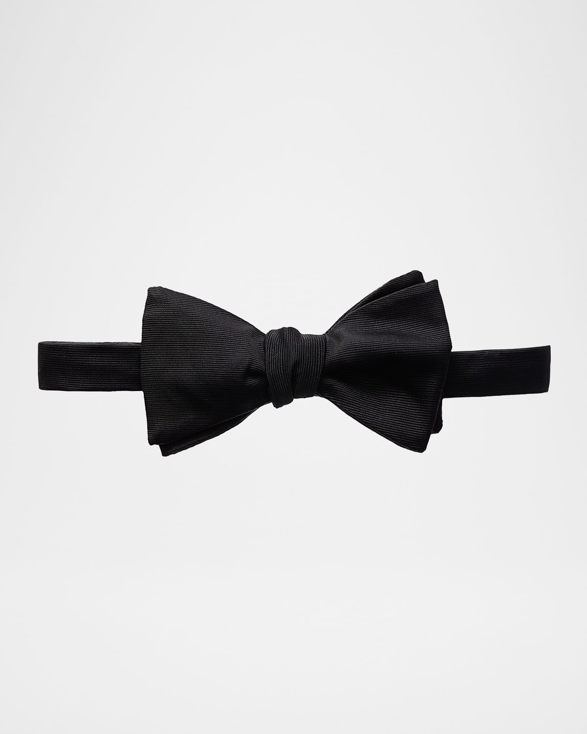 Eton Solid Grosgrain Bow Tie-Ready Tie