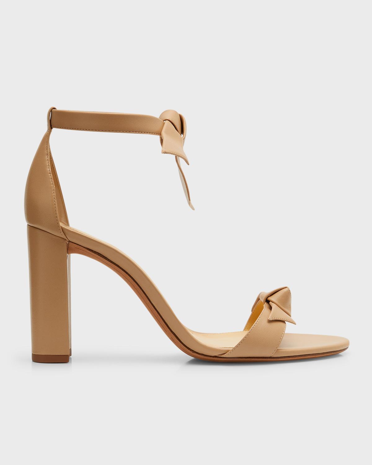 Alexandre Birman Clarita Leather Ankle-Tie Sandals