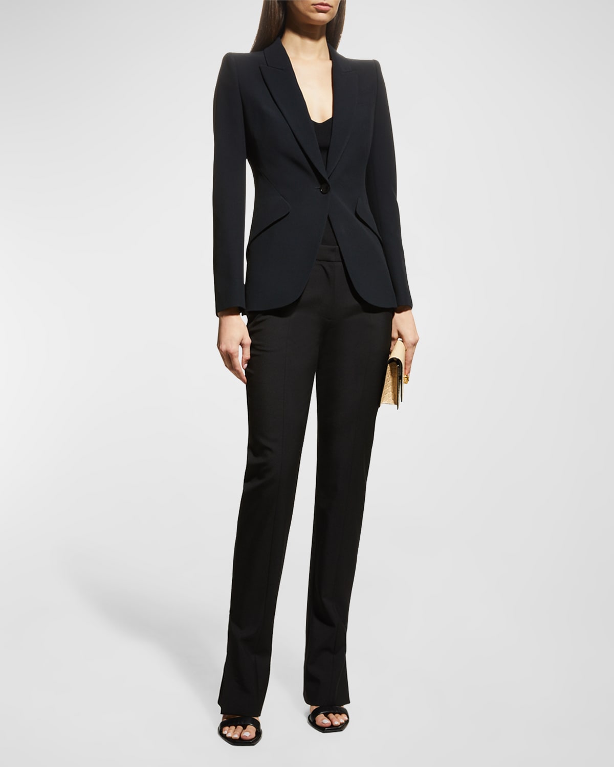 Alexander McQueen Classic Single-Breasted Suiting Blazer