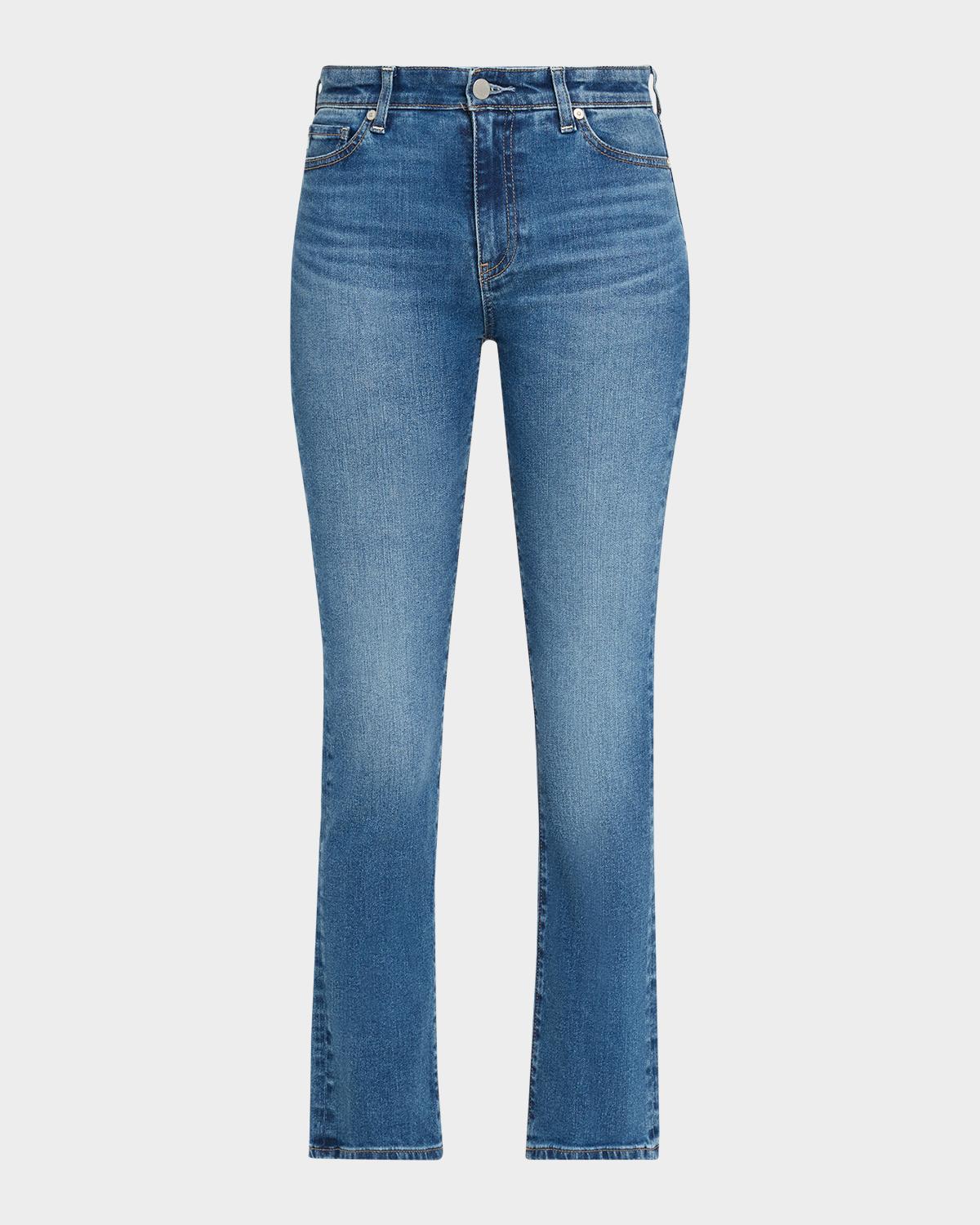 AG Jeans Mari High-Rise Straight Jeans