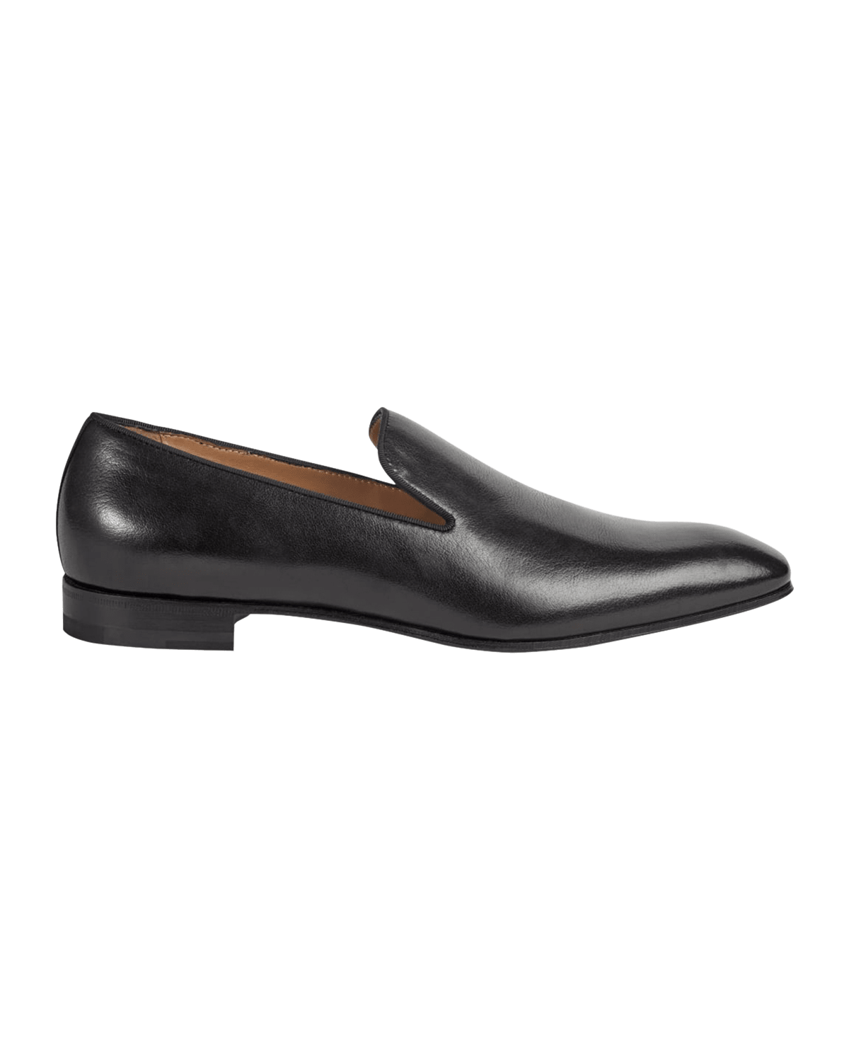 Paul Stuart Men's Harrier Round-Toe Leather Formal Slippers