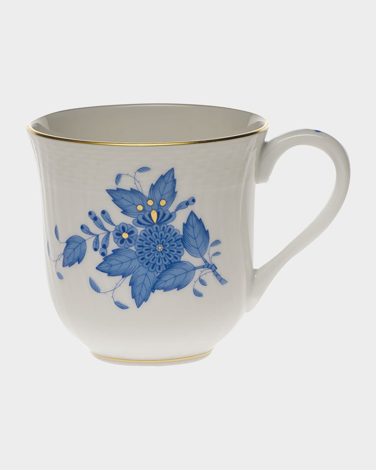 Herend Chinese Bouquet Blue Mug