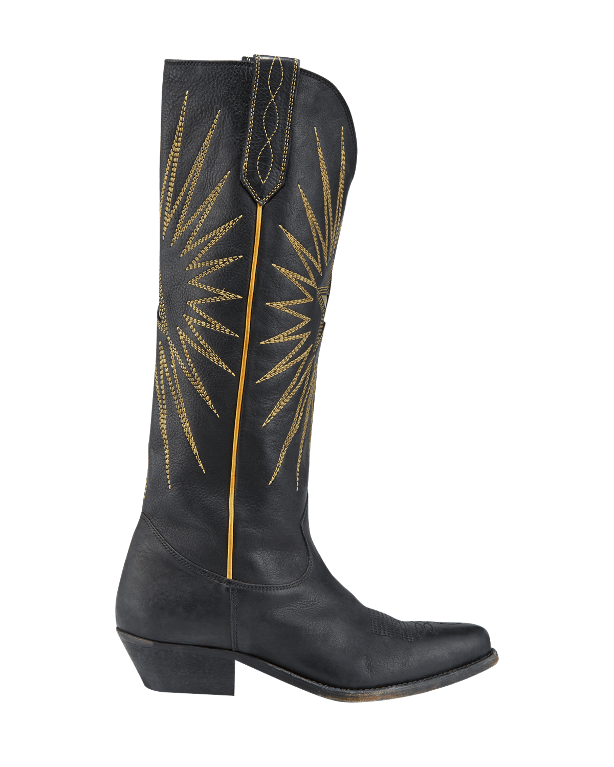 Golden Goose Wish Star Stitched Knee Boots