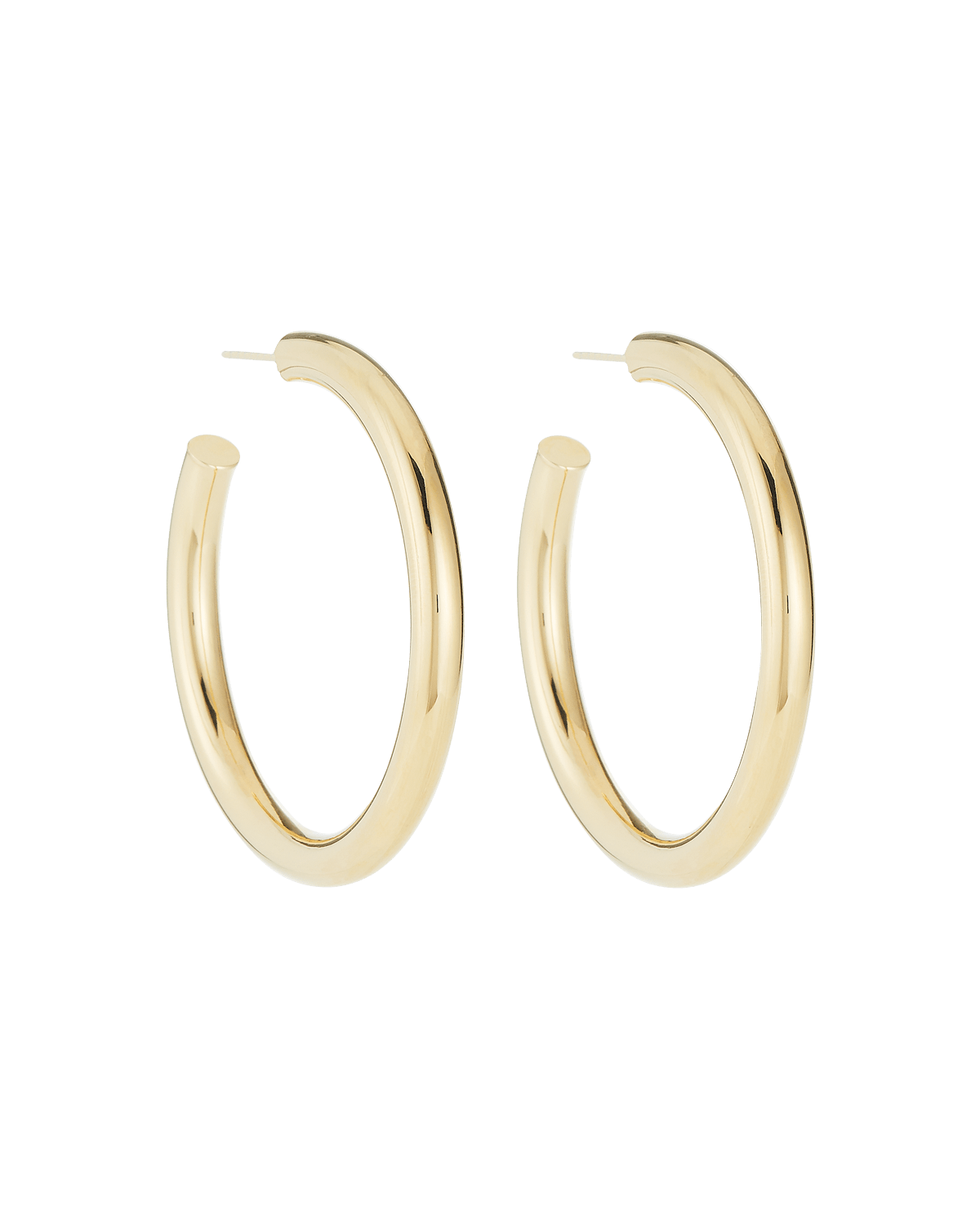 STONE AND STRAND XL Pave Hoop Earrings | Neiman Marcus