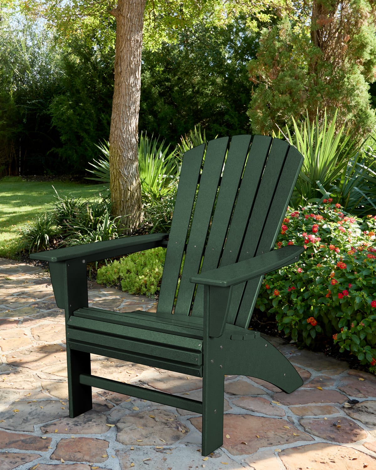 POLYWOOD Nautical Curveback Adirondack Chair | Thumbnail 4