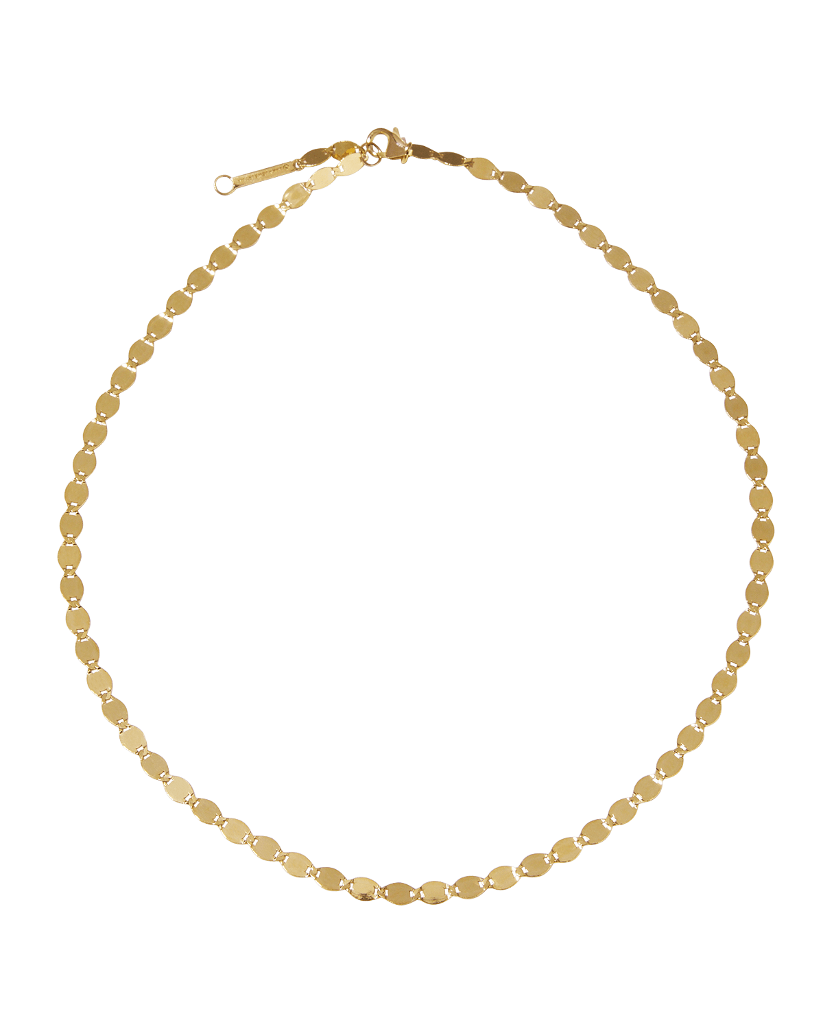 LANA 14k Large Nude Chain Choker Necklace