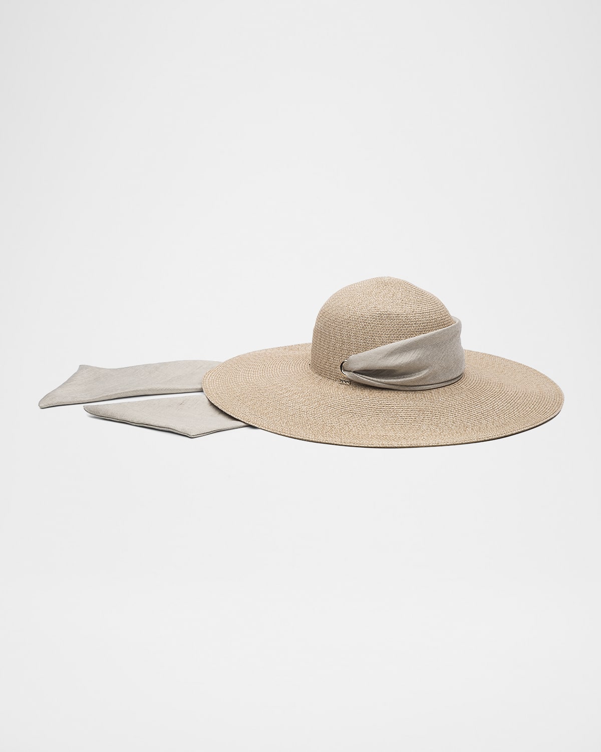 Eugenia Kim Bunny Floppy Sun Hat w/ Pull-Though Scarf