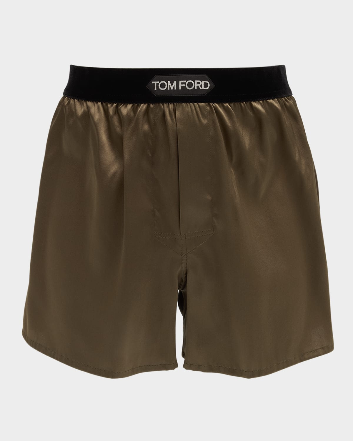 TOM FORD Men's Silk Jacquard Logo Boxers