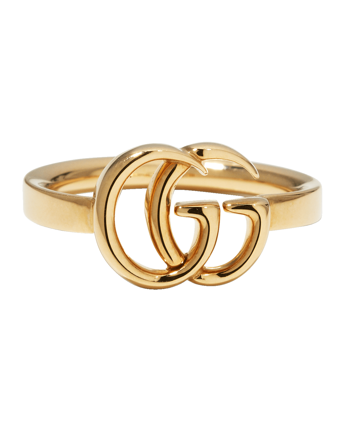 Gucci 18k Yellow Gold 13mm GG Running Ring