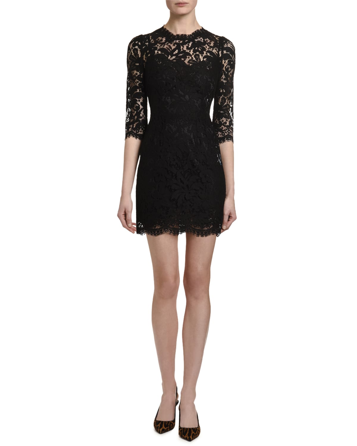 Designer Lace Dress | Neiman Marcus