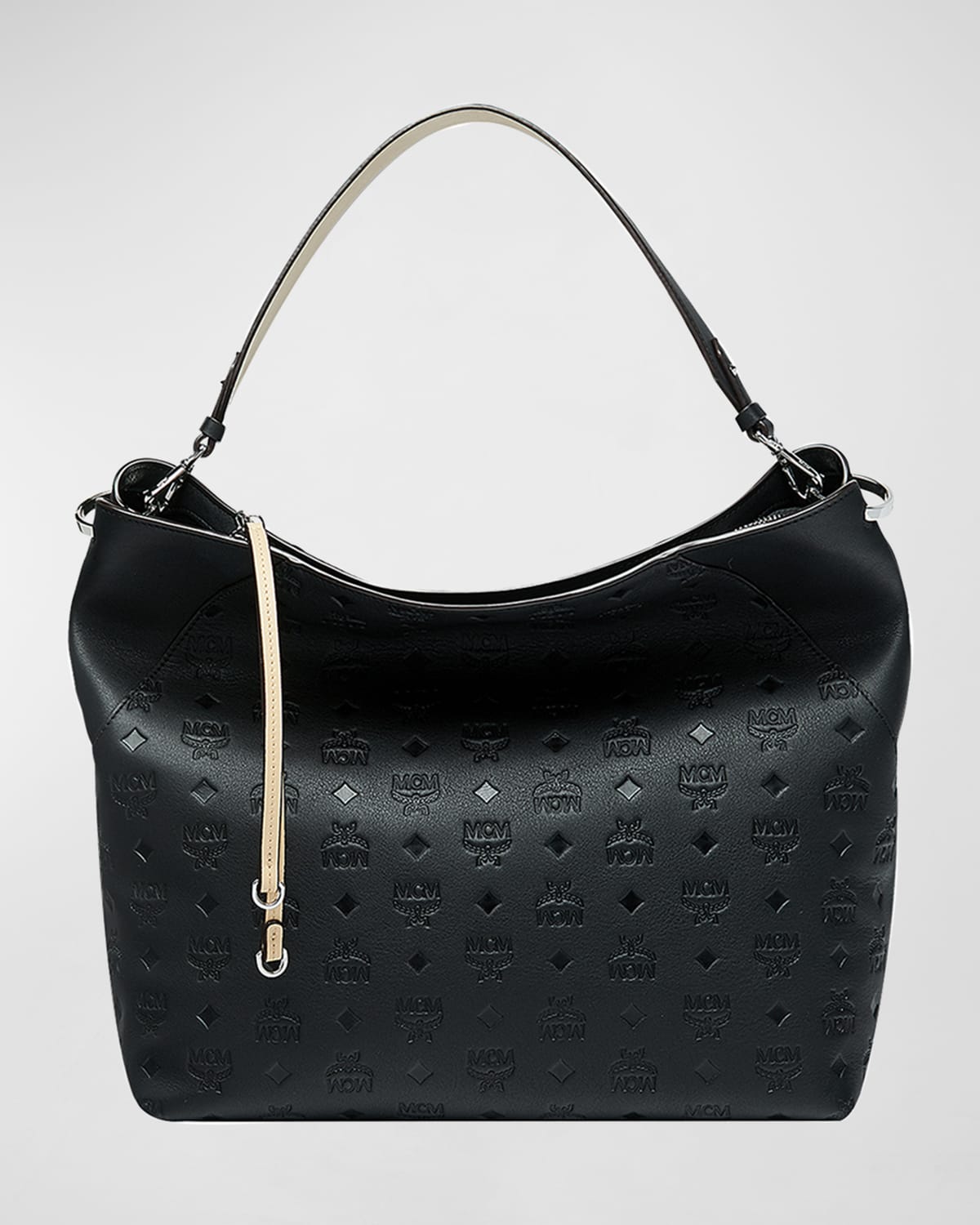 Imported Leather Handle Hobo Bag Neiman Marcus