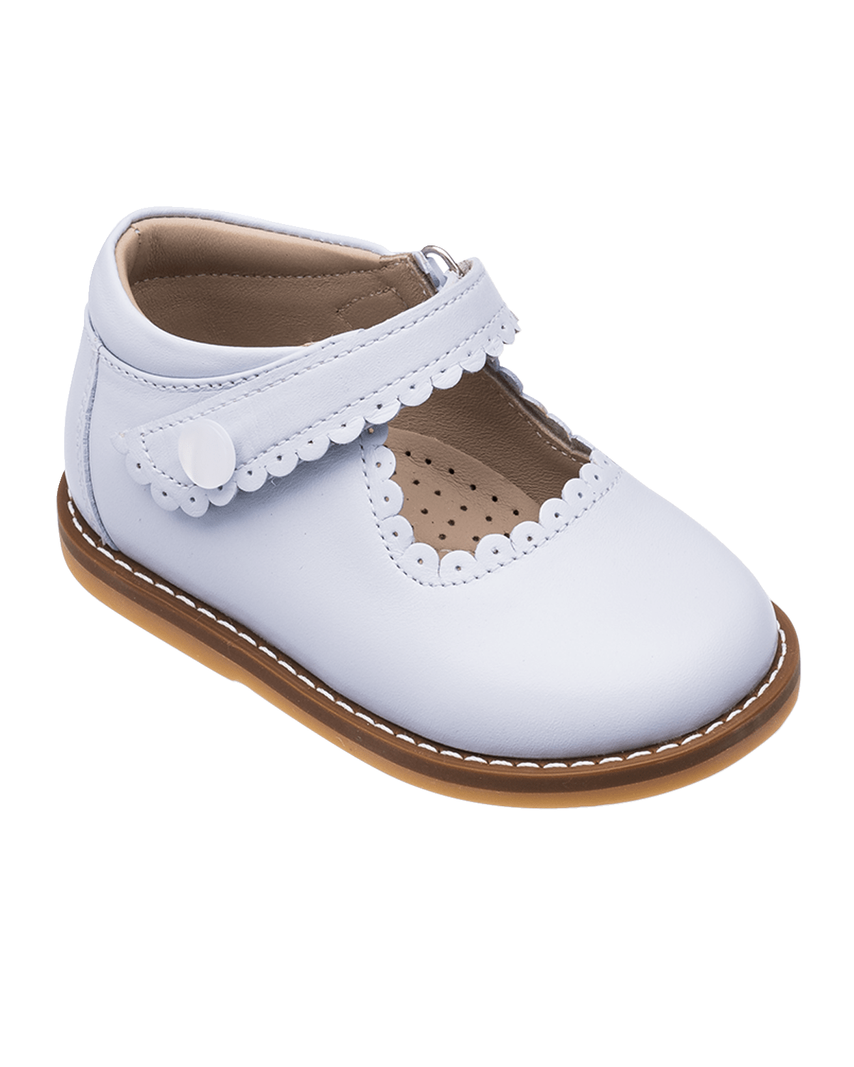 L'Amour Shoes Girl's Caitlin Scalloped Mary Jane, Toddler/Kids Neiman Marcus