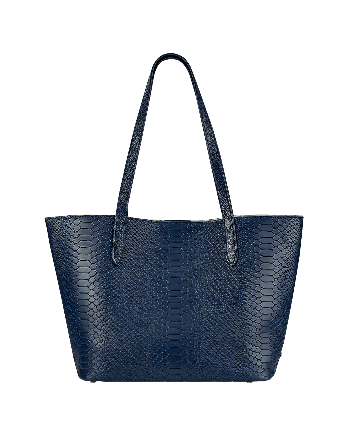 Gigi New York Teddy Python-Print Tote Bag