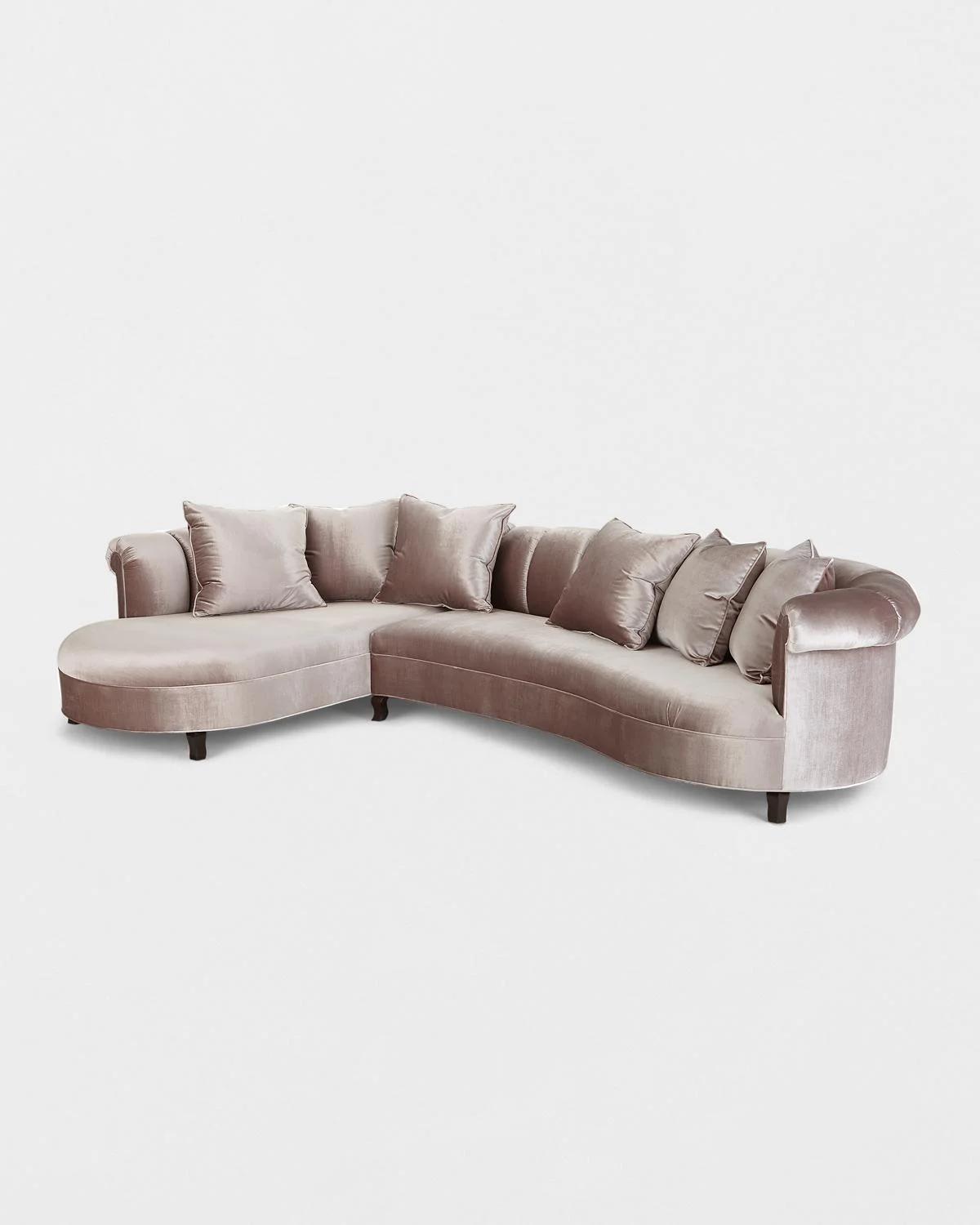 Audrey Channel Tufted Sectional