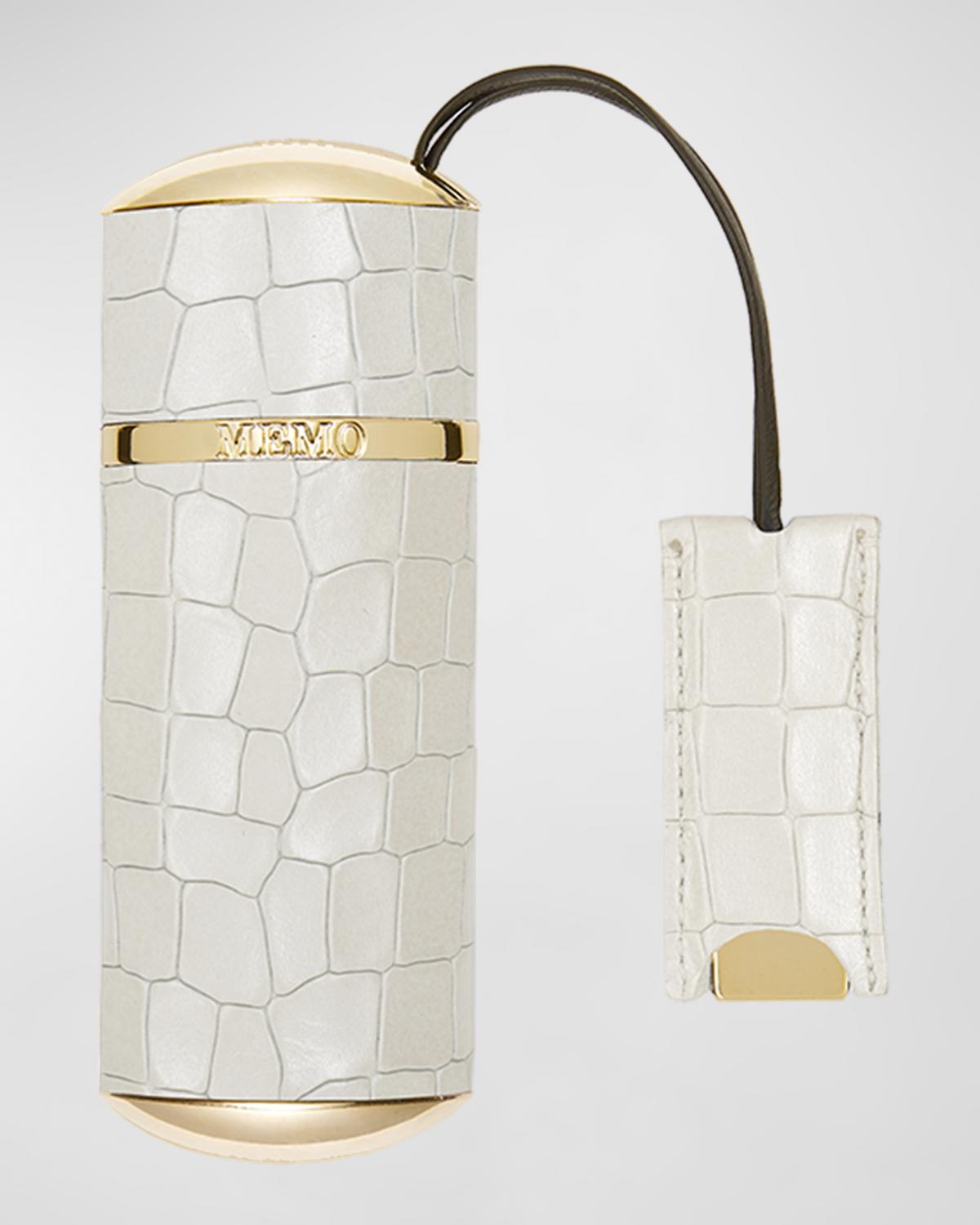 White Crocodile Travel Case
