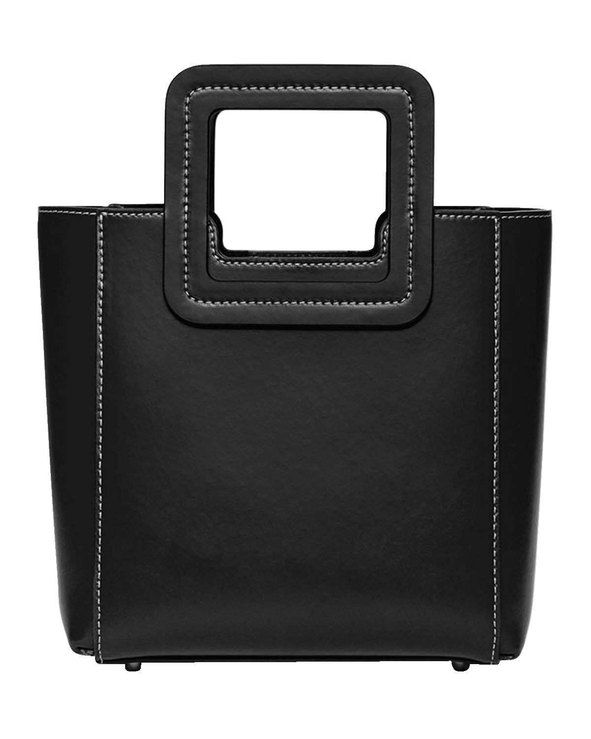 STAUD Shirley Mini Leather Tote Bag