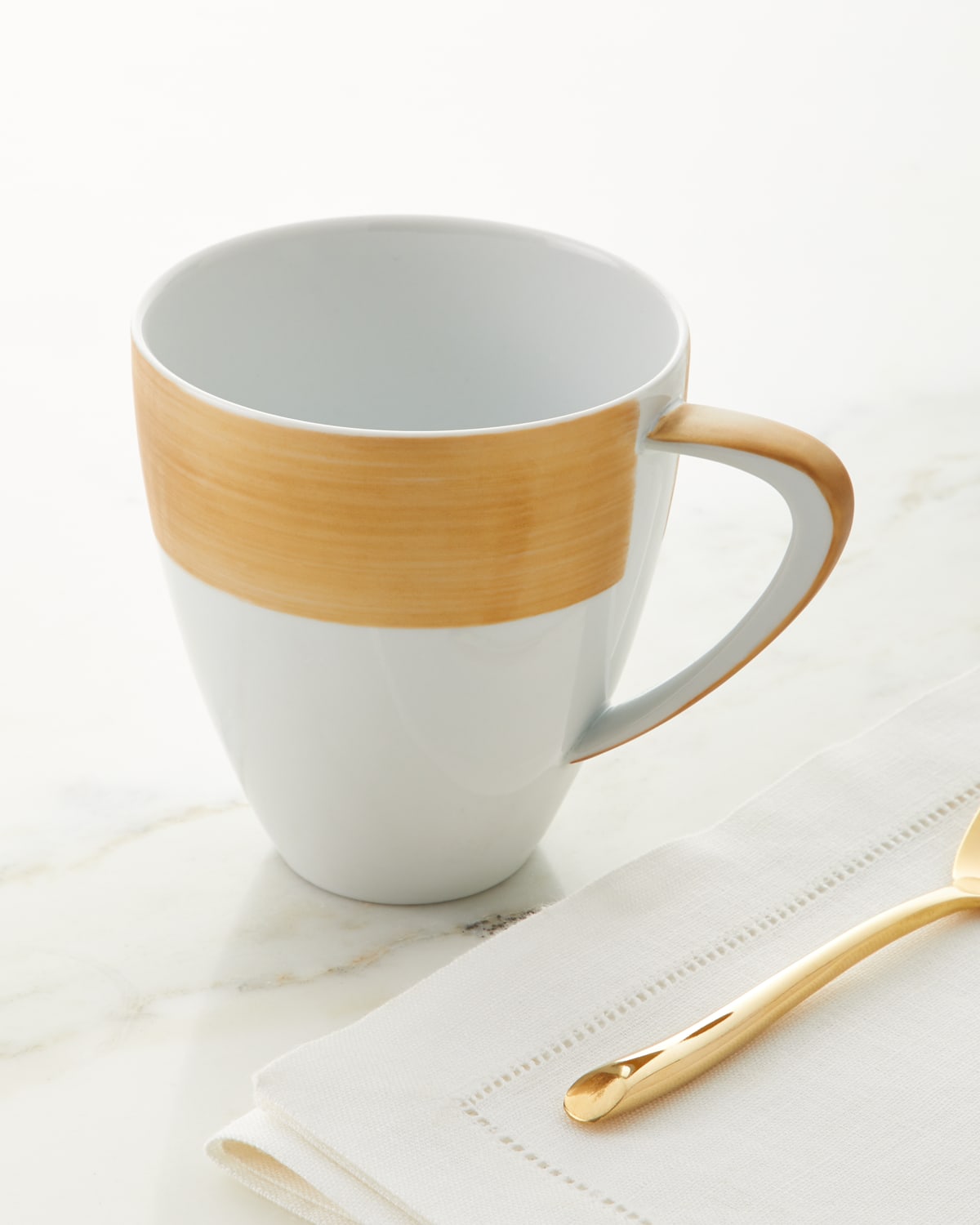 Neiman Marcus Brushstroke Mugs, Set of 4