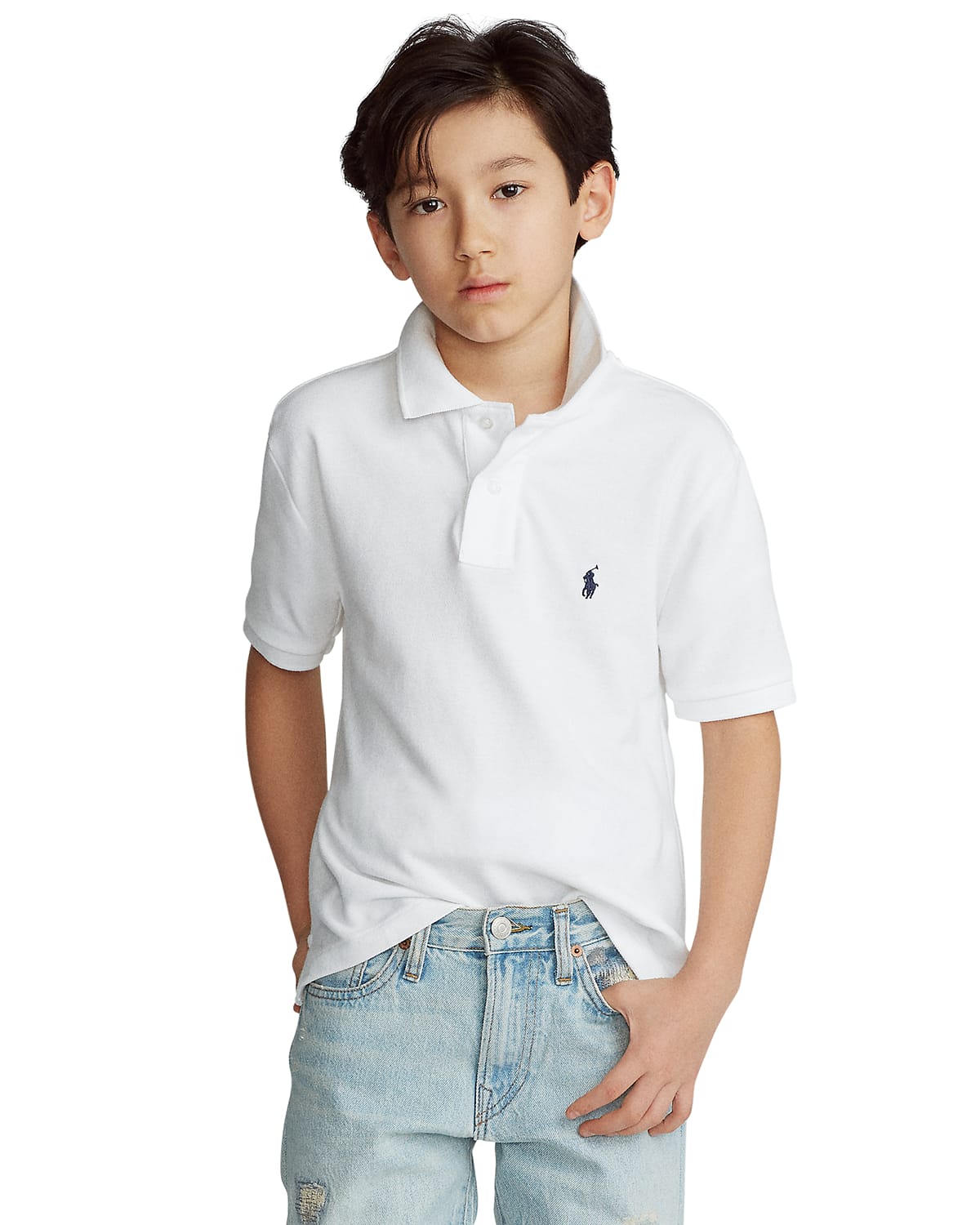 Ralph Lauren Childrenswear Boy’s Short-Sleeve Logo Embroidery Polo Shirt, Size S-XL