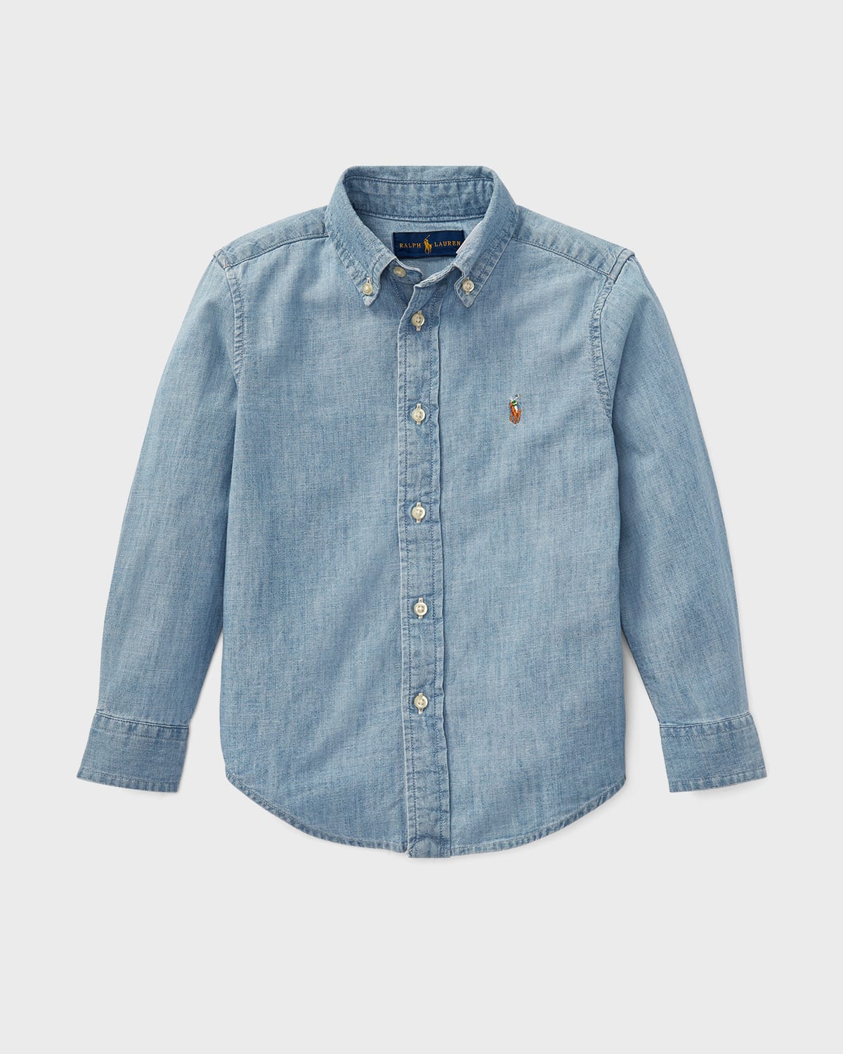 Ralph Lauren Childrenswear Woven Chambray Shirt, Size 2-7