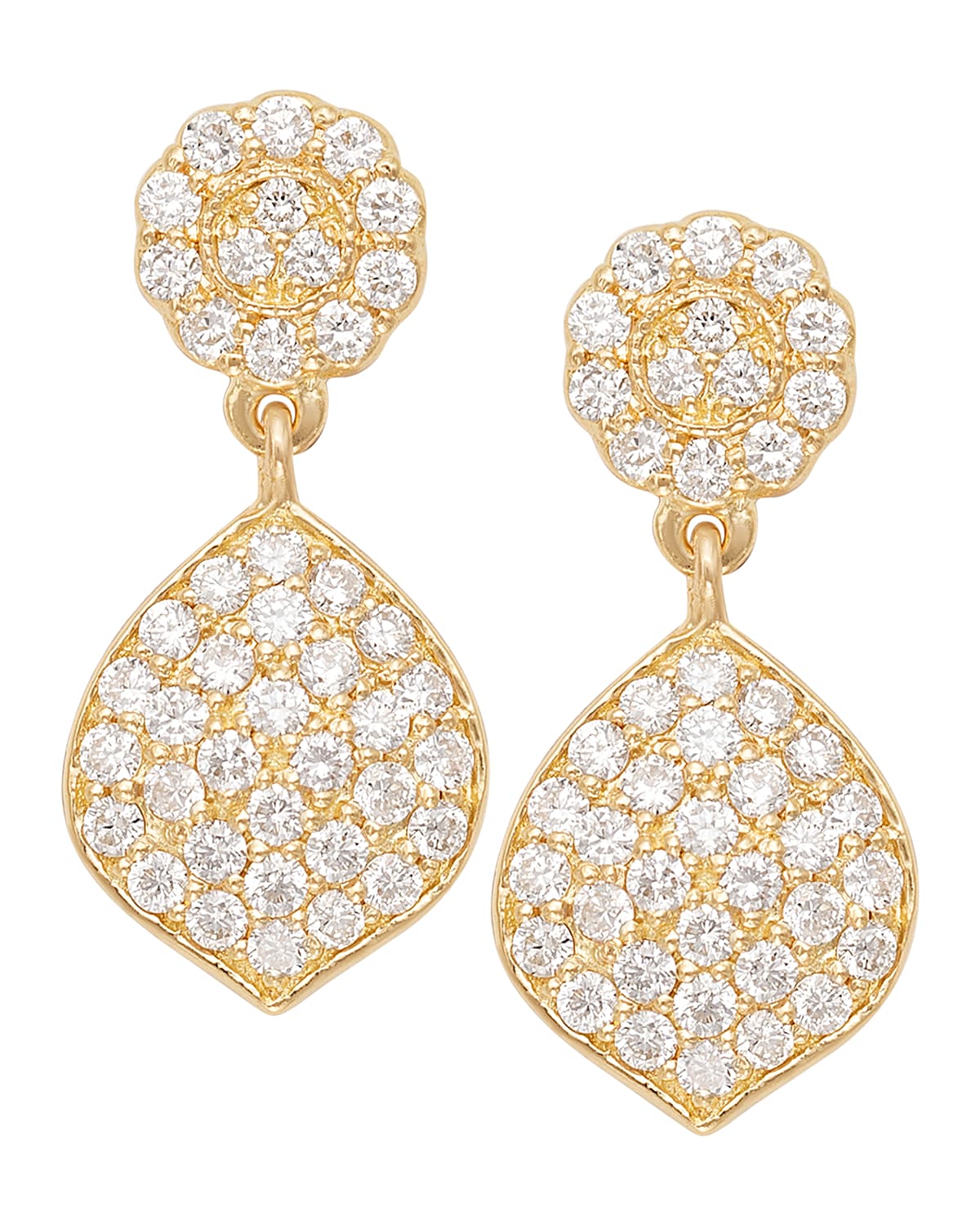 Handcrafted Gold Drop Earrings Neiman Marcus