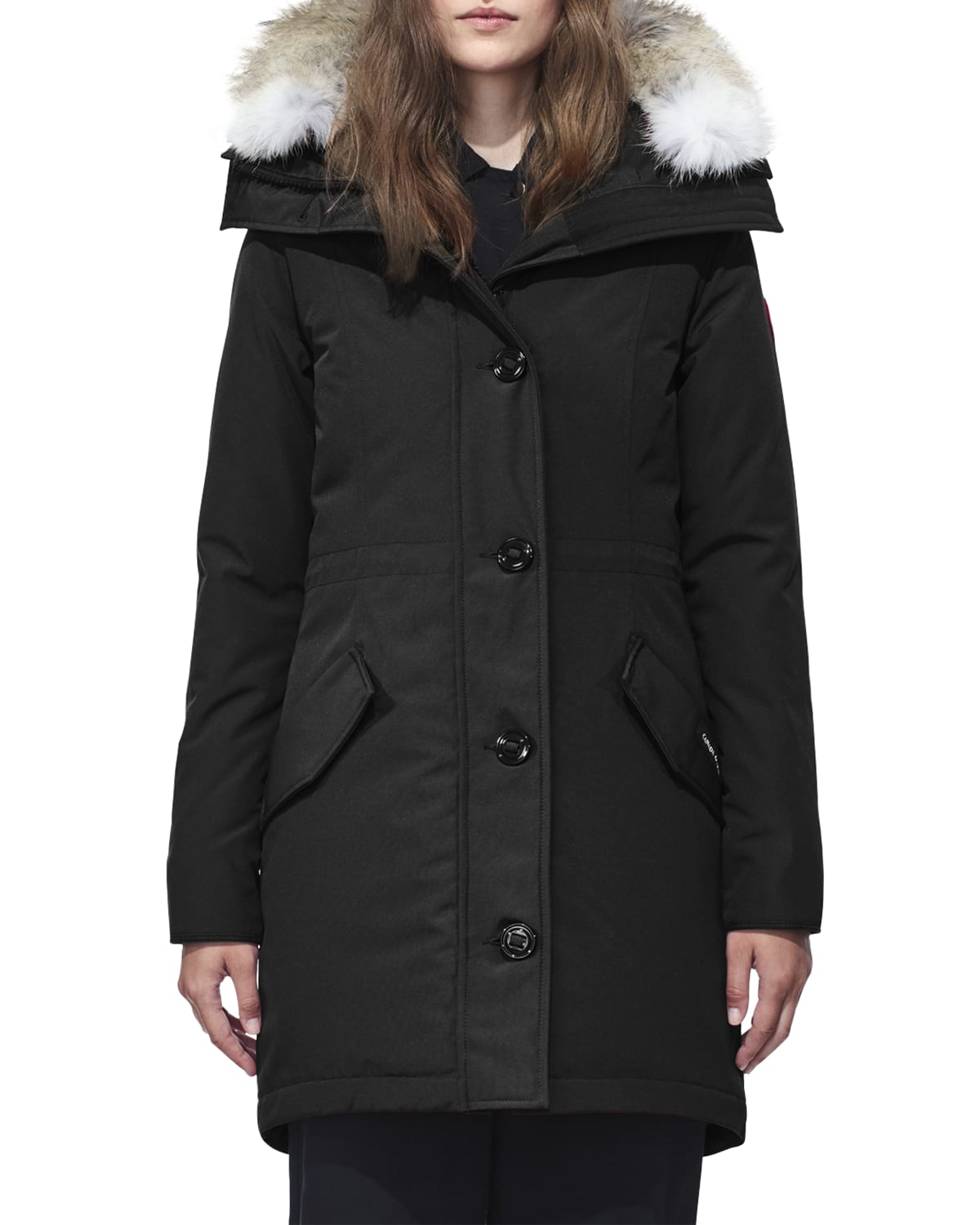 Canada Goose Rossclair Parka Jacket Fusion Fit In Navy | ModeSens