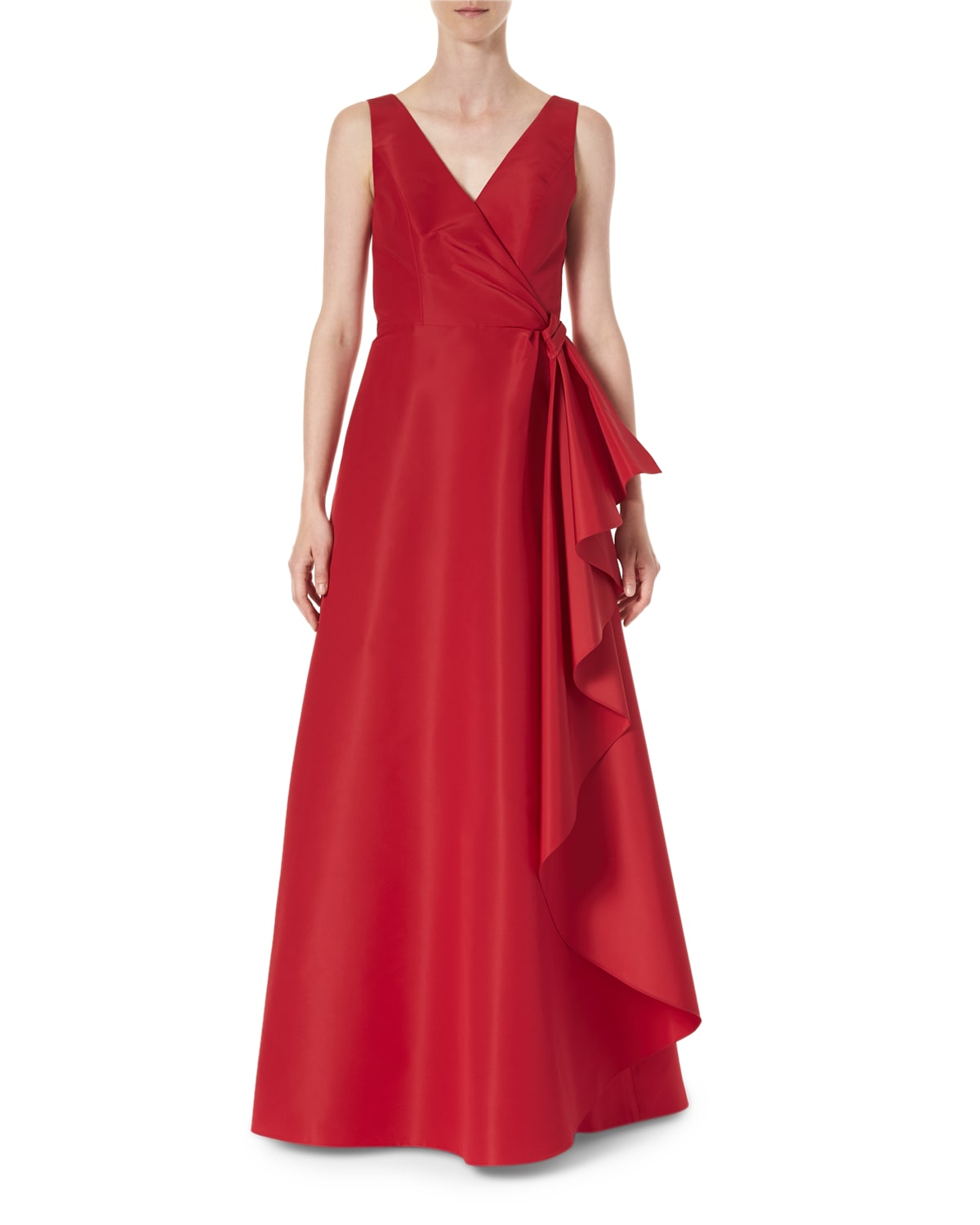 carolina herrera harrison open back gown
