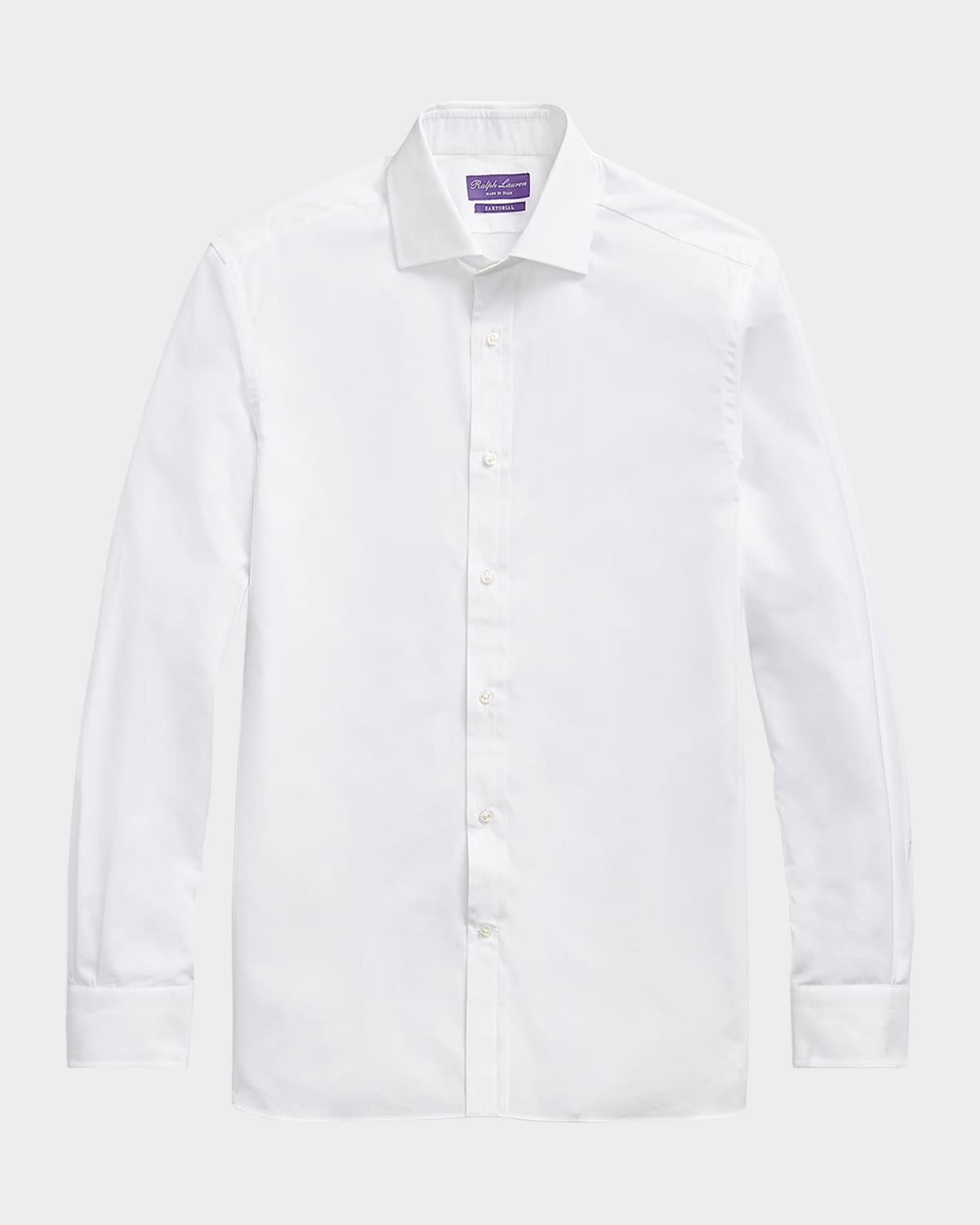 Ralph Lauren Purple Label Men's Aston Solid Poplin Sport Shirt