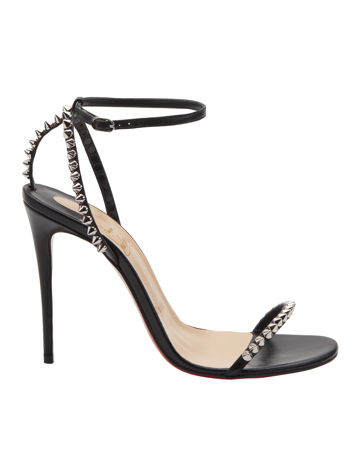 Christian Louboutin So Me Spike Red Sole Sandals