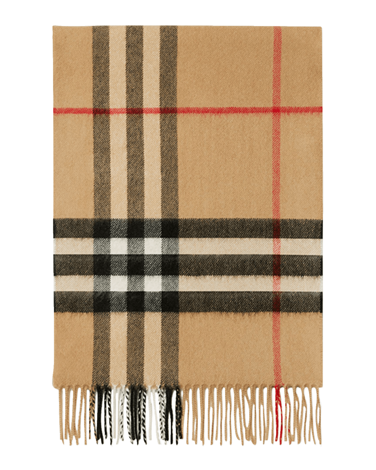 Burberry Giant Check Cashmere Scarf Neiman Marcus