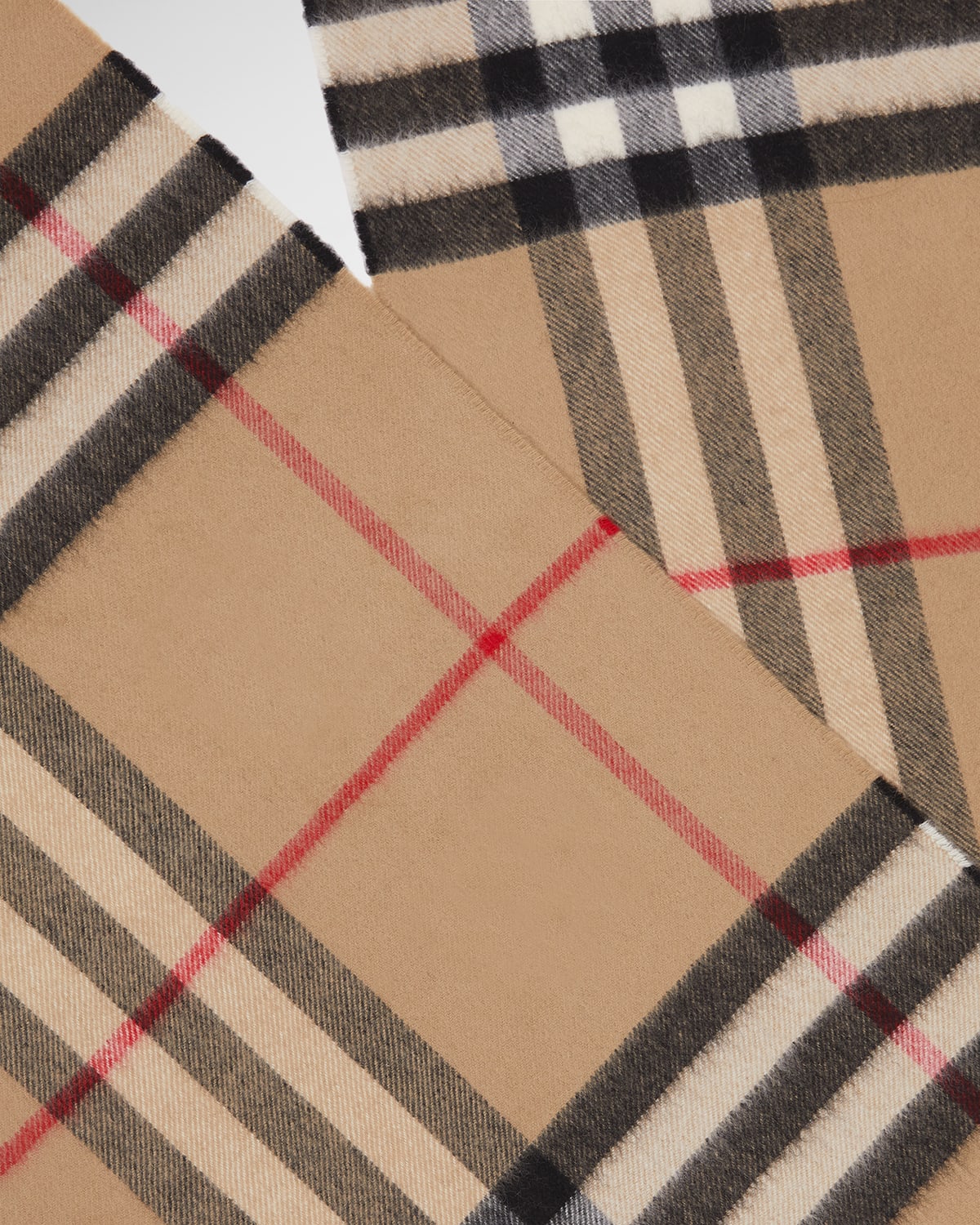 Burberry Men's Giant Check Cashmere Scarf