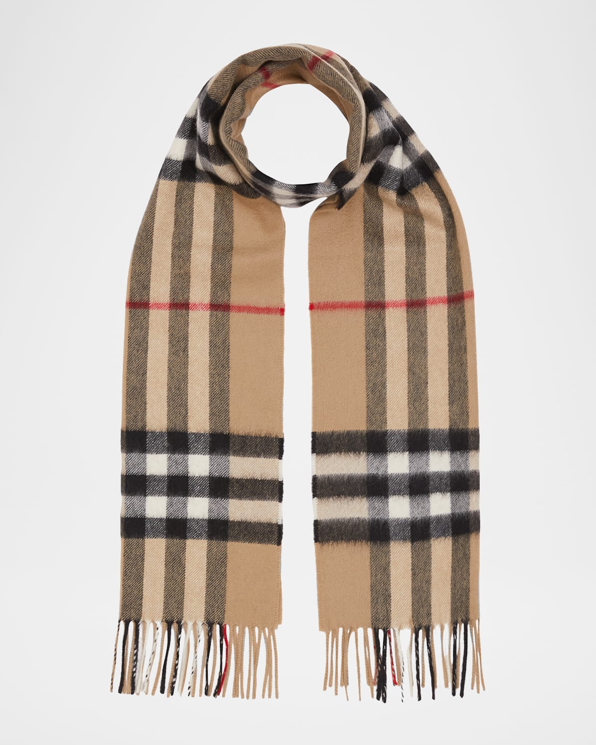 Burberry Men's Giant Check Cashmere Scarf