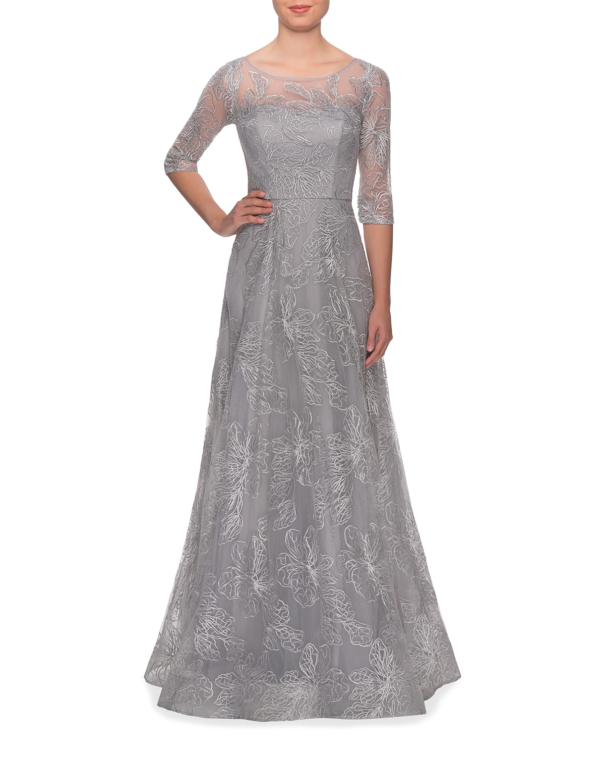 gown silver