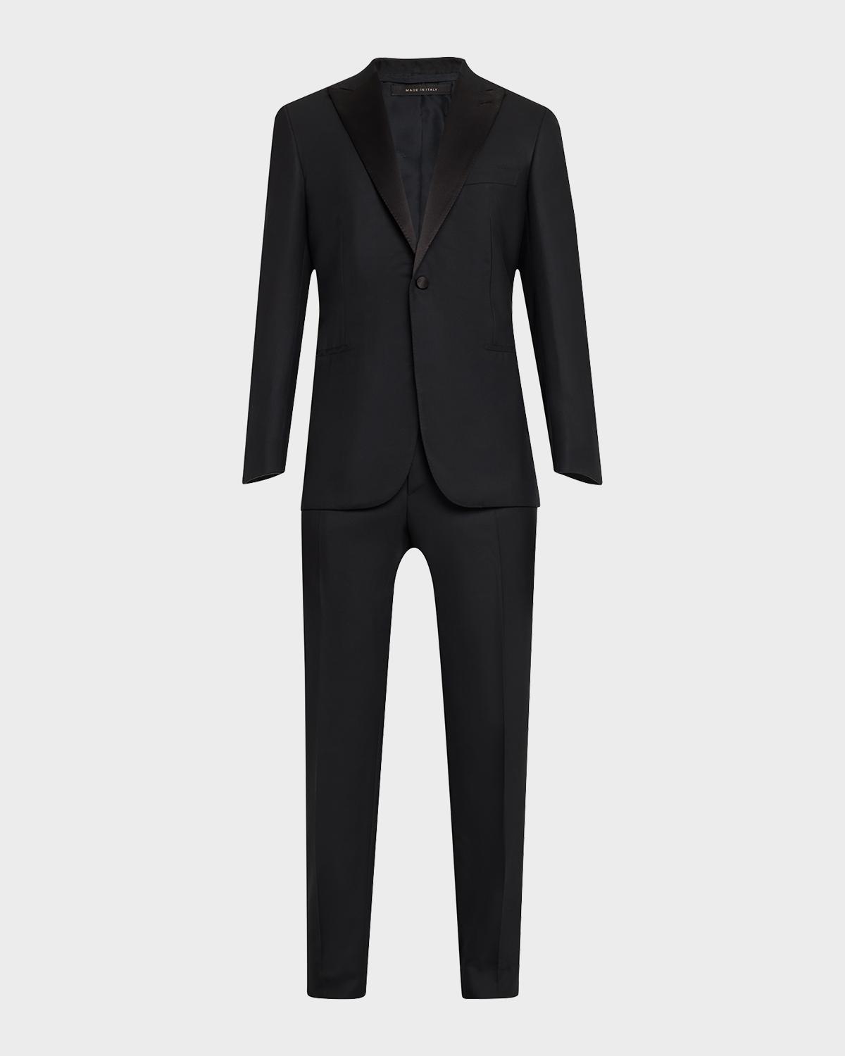 Brioni Men's Solid Wool Tuxedo