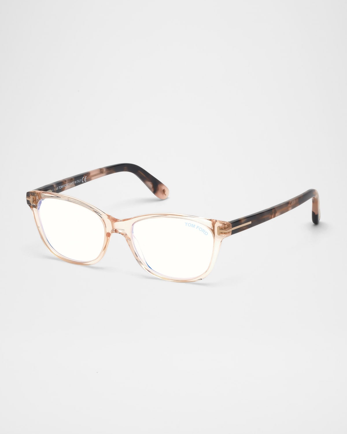 TOM FORD Square Blue Block Optical Frames