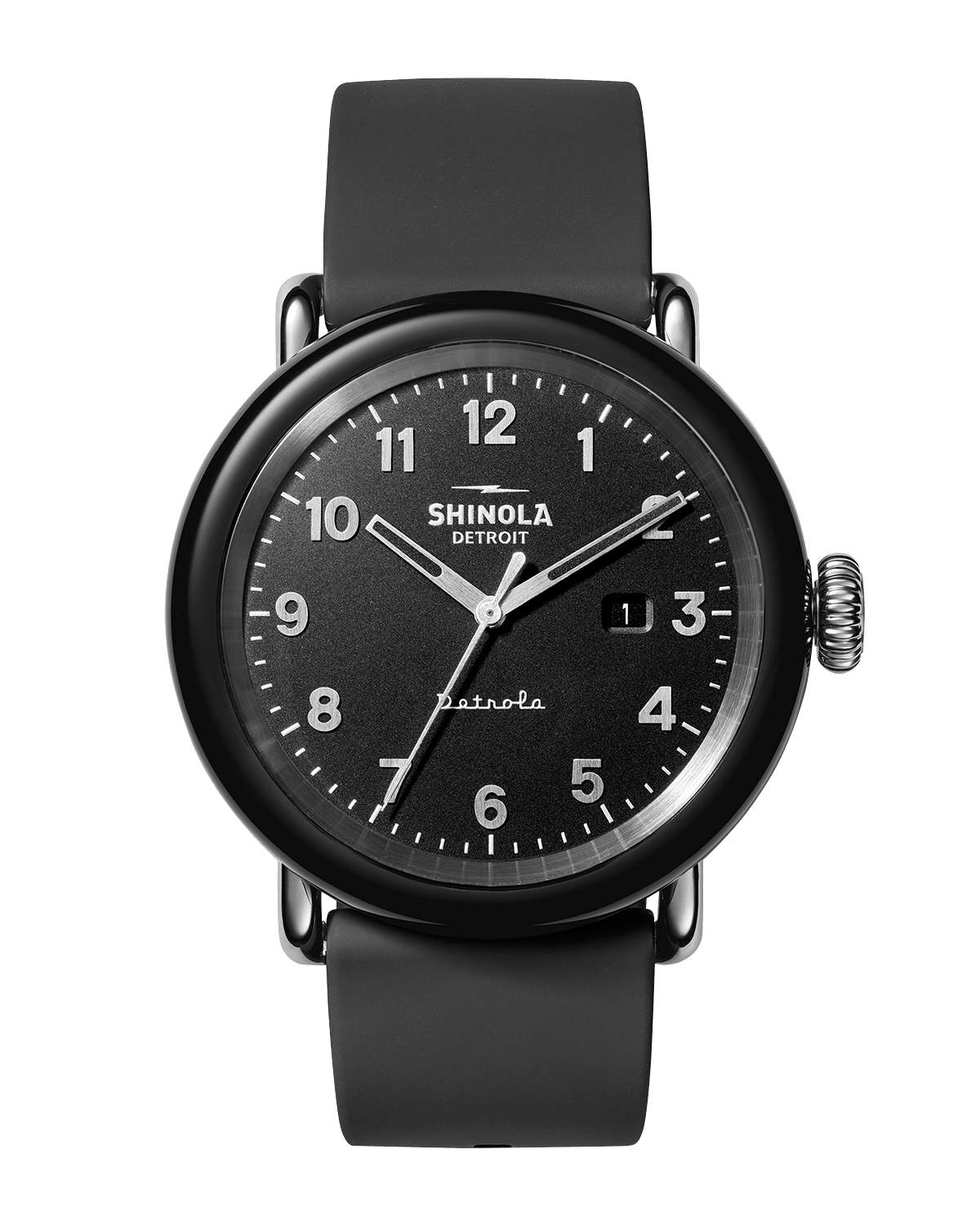 Shinola Detrola The Model D 43mm Silicone Watch