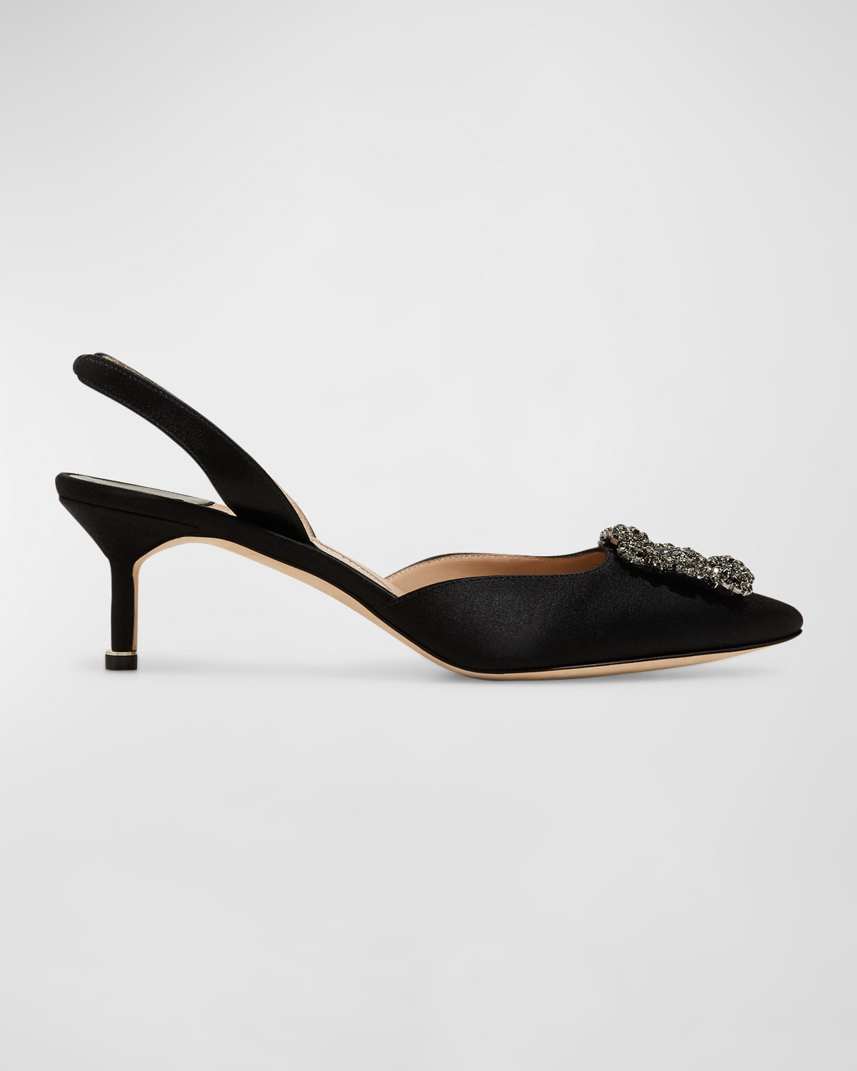 Toe Satin Pump |