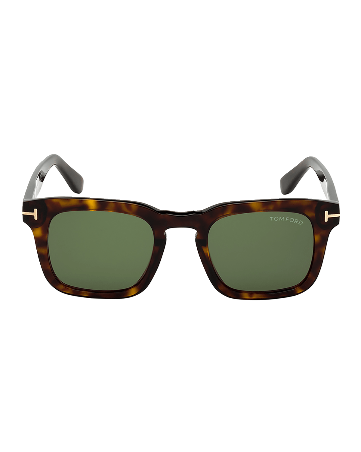TOM FORD Men's Dax Square Tortoiseshell Sunglasses