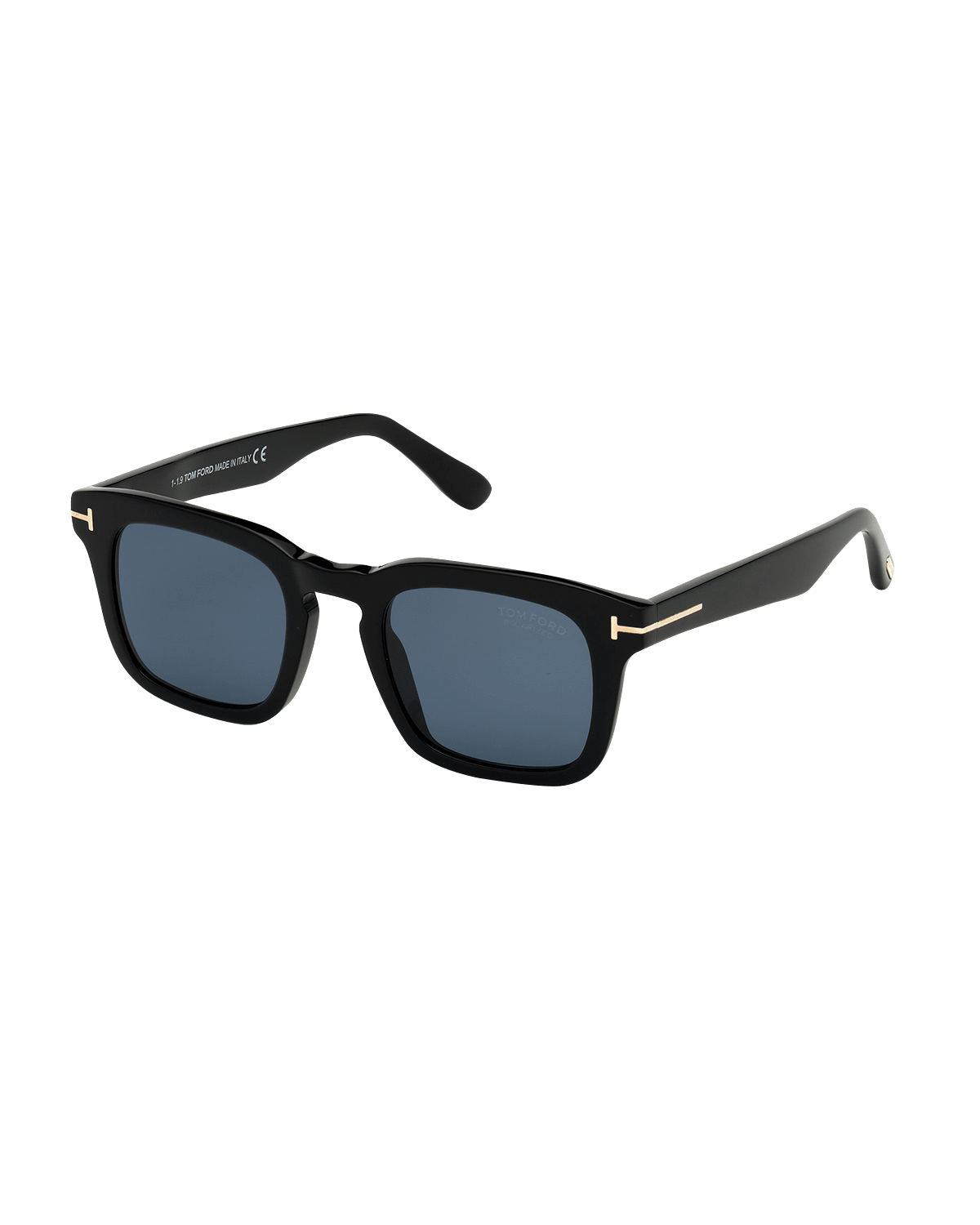 TOM FORD Men's Blue Blocking Square Acetate Glasses | Neiman Marcus