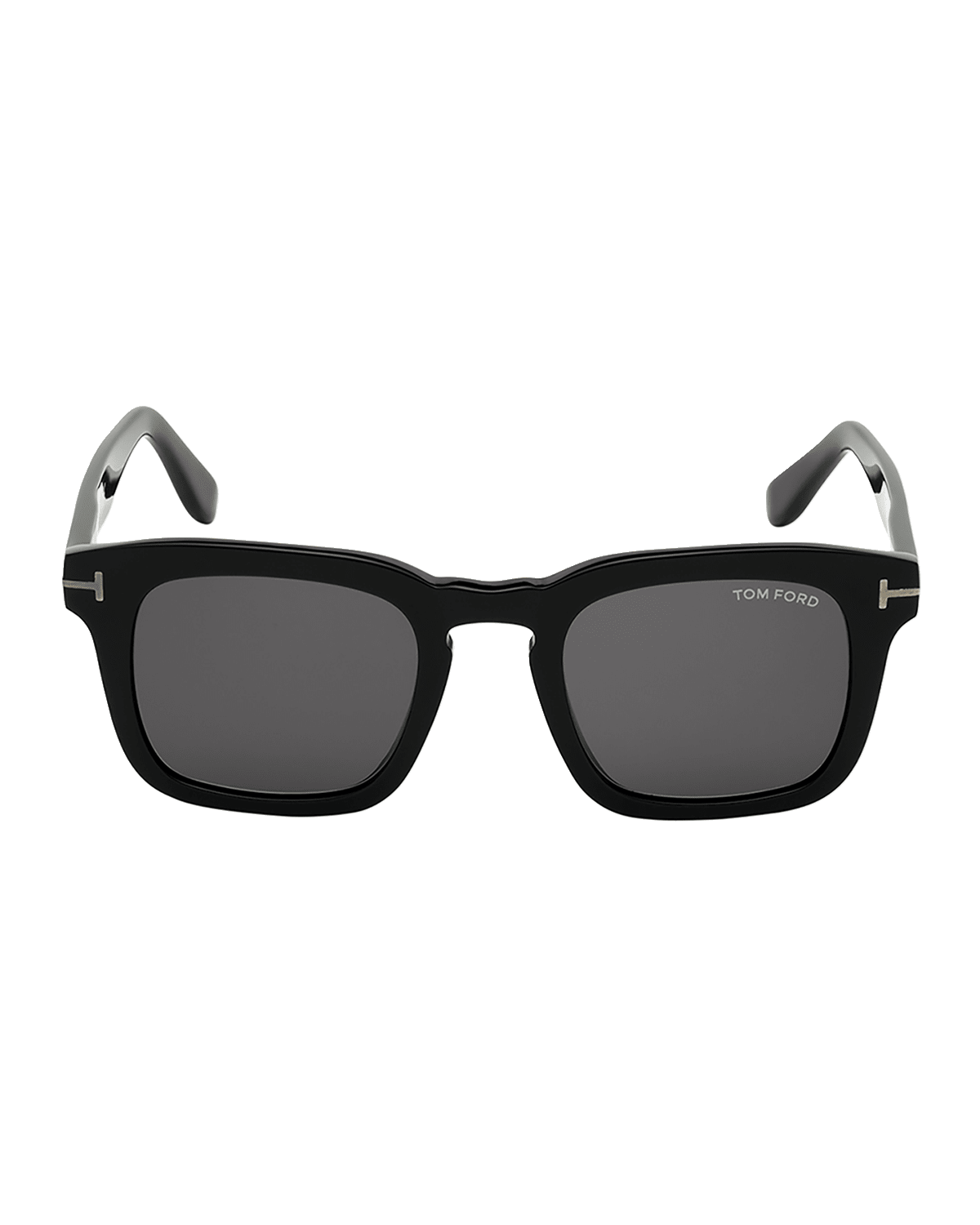 TOM FORD Men's Dax Square Solid Acetate Sunglasses