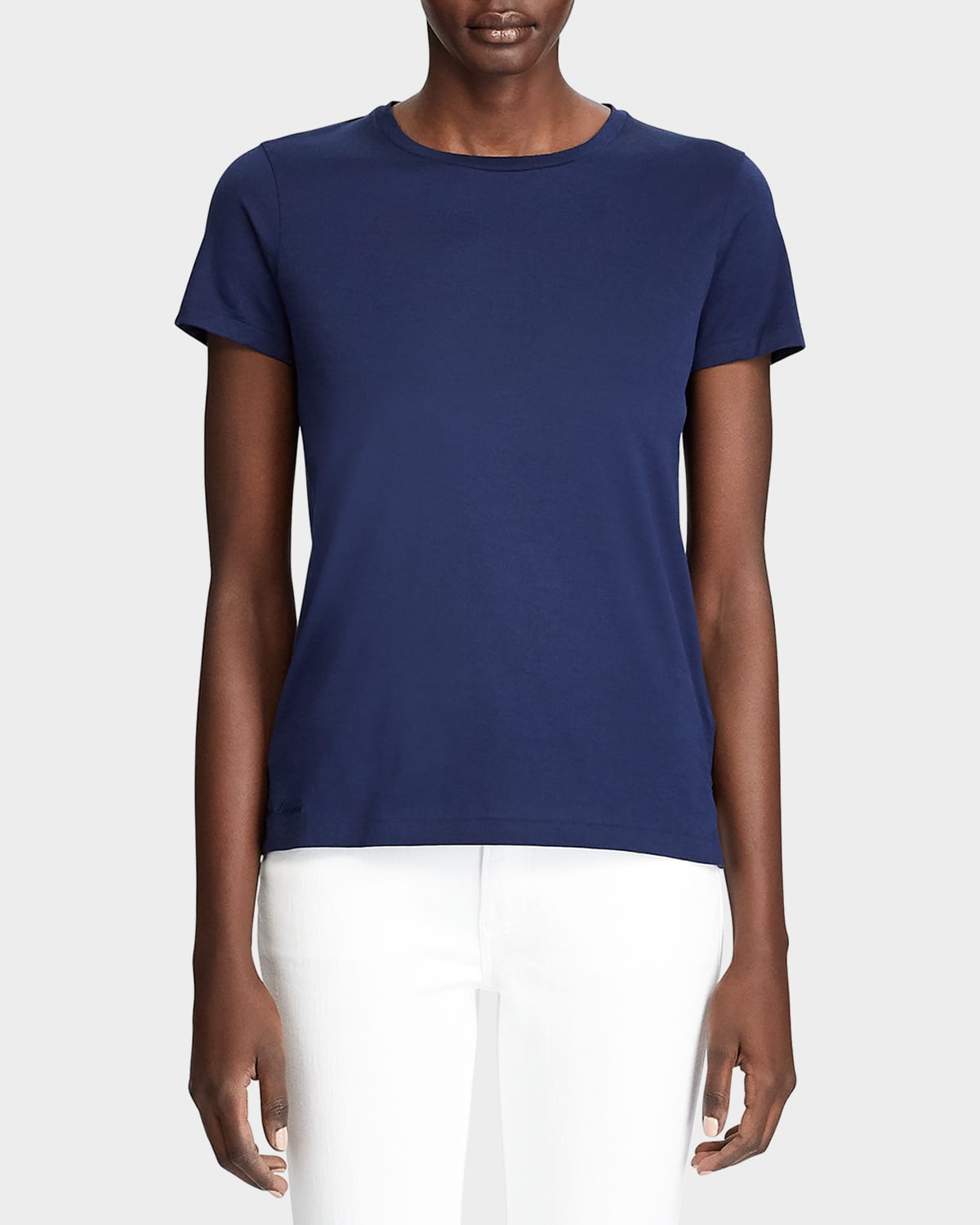 Ralph Lauren Collection Pima Cotton Short-Sleeve Crewneck Shirt