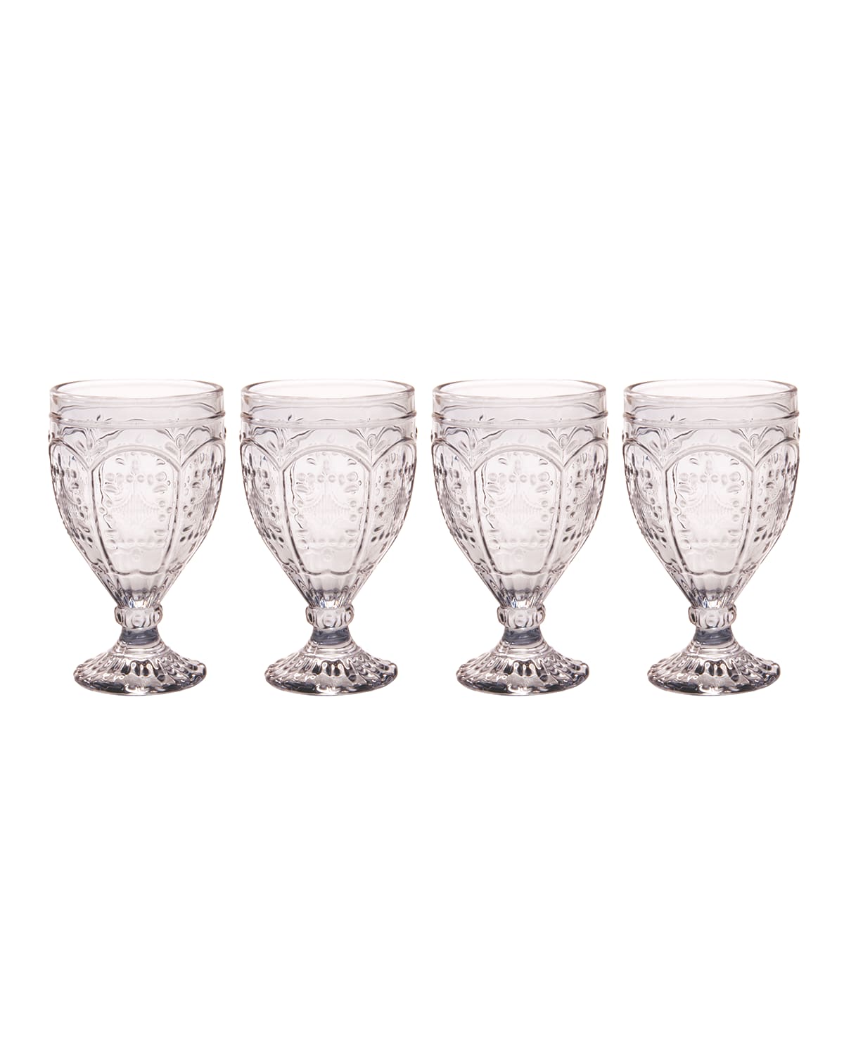 Fitz & Floyd Trestle Goblets, Set of 4