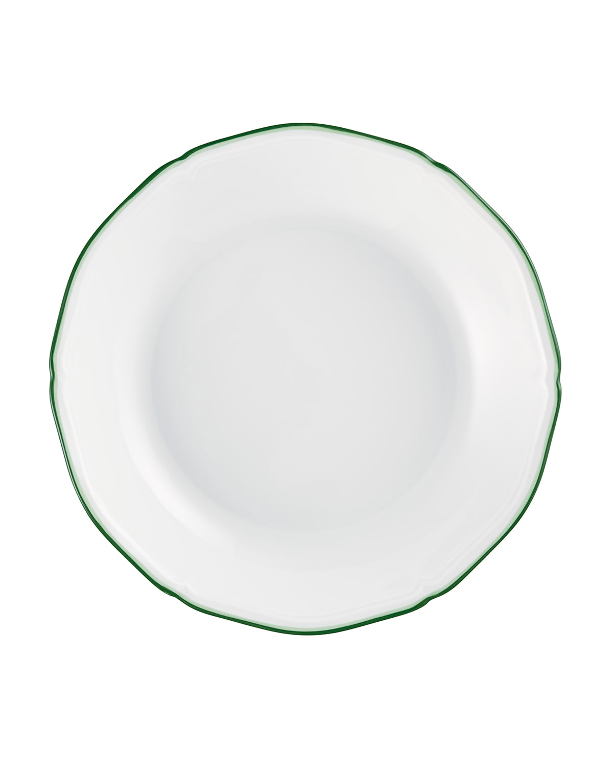 Raynaud Touraine Double Filet Green Coupe Soup Bowl