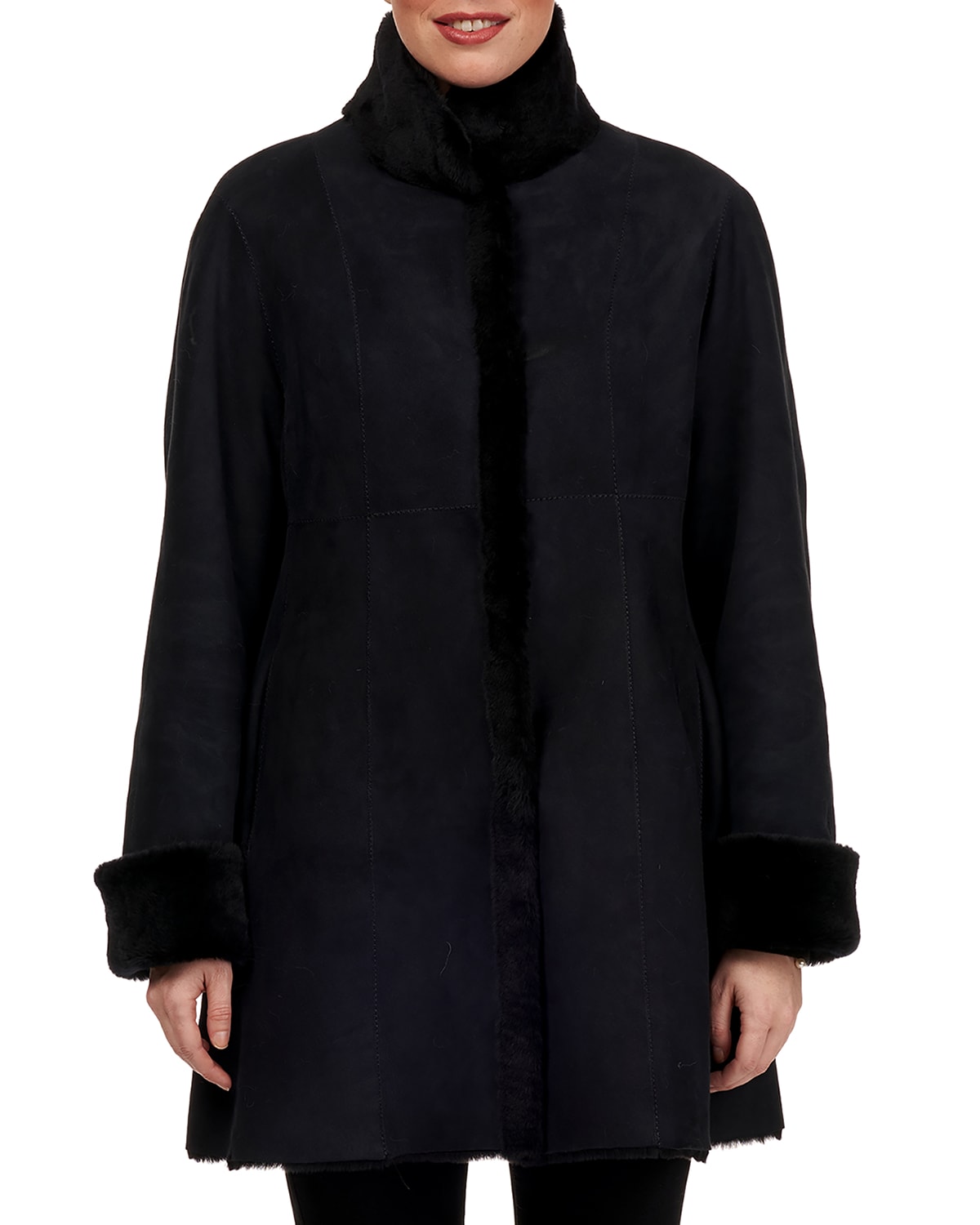 Stand Collar Coat | Neiman Marcus