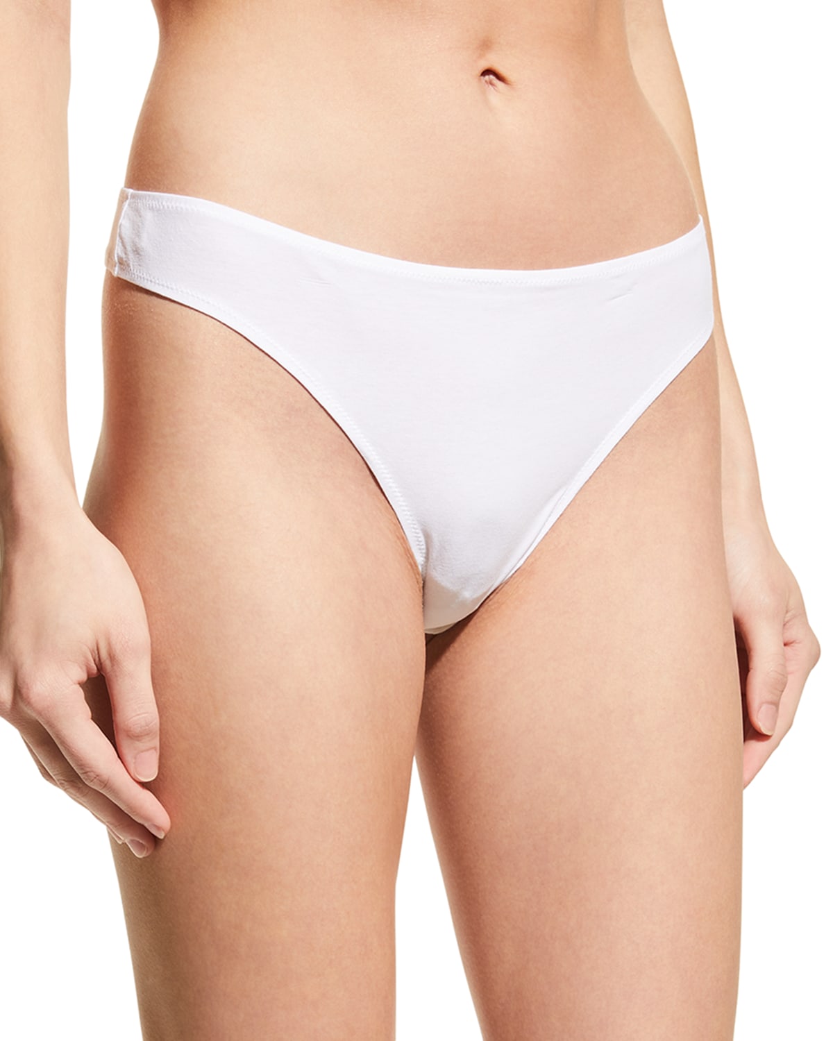 Skin Genny Whisper Weight Thong In White