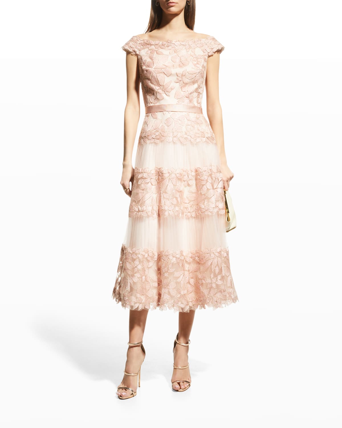 Pink Midi Dress | Neiman Marcus