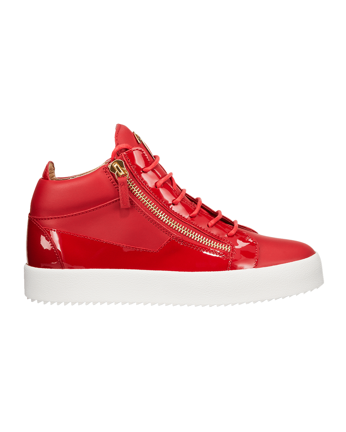Giuseppe Zanotti Men's Kriss Leather Mid-Top Sneakers