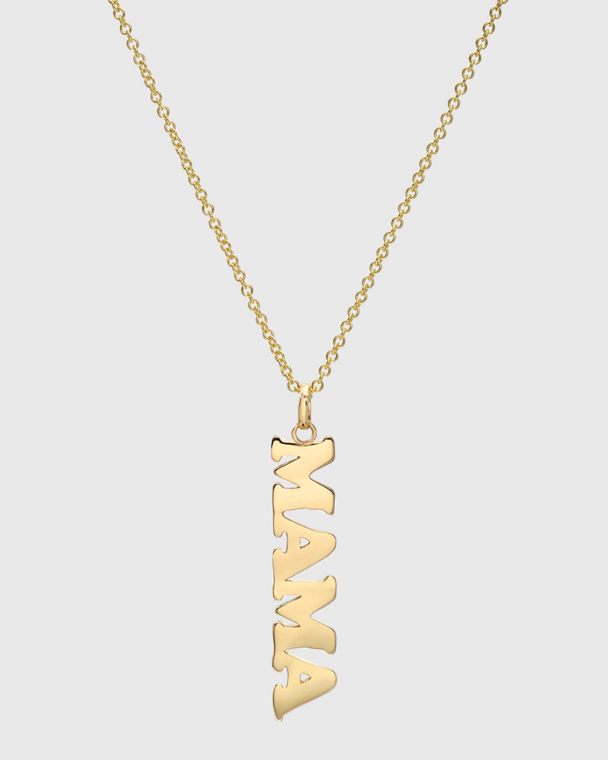 Zoe Lev Jewelry 14k Gold Mama Pendant Necklace