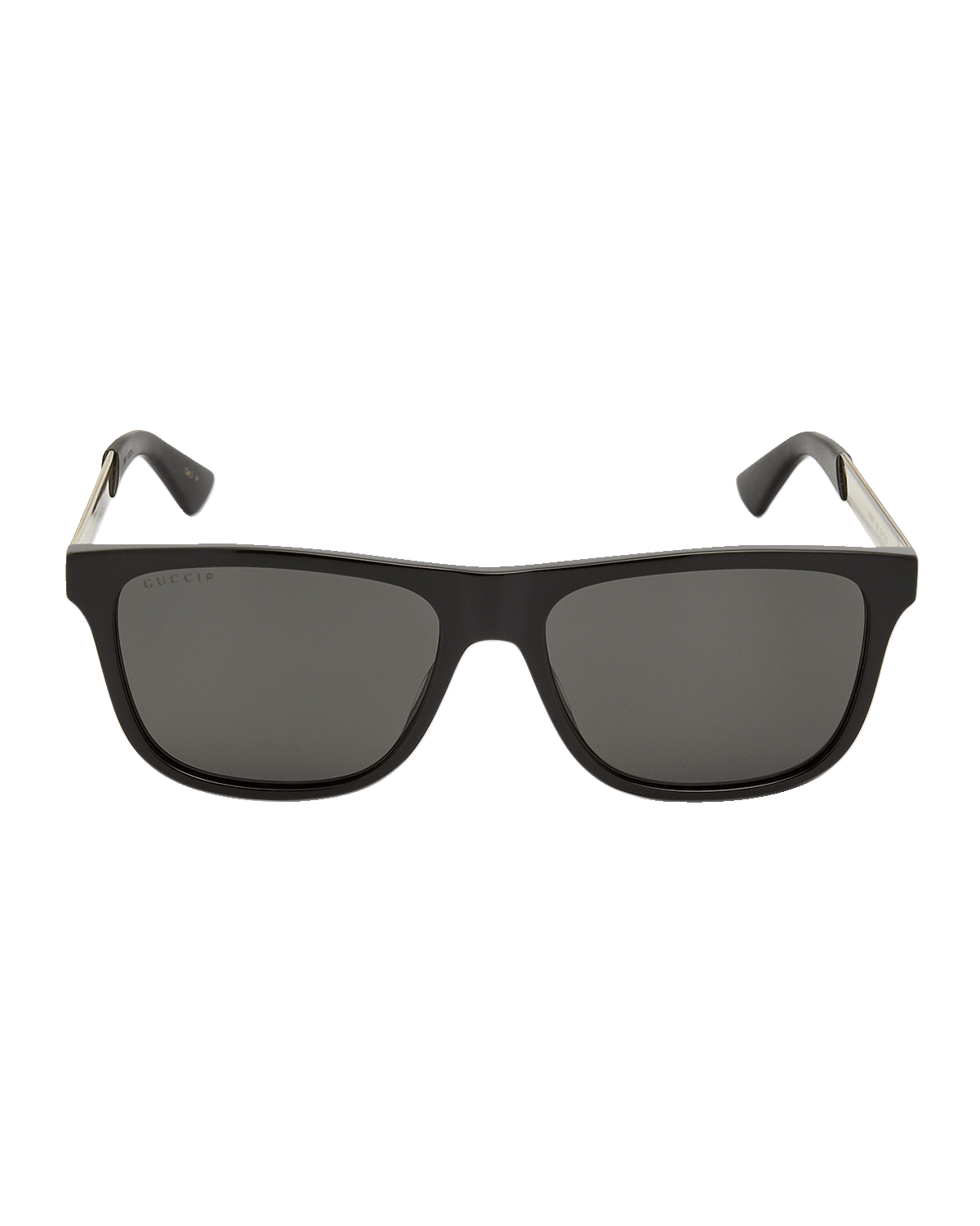 Gucci Men's Square Acetate Logo Sunglasses